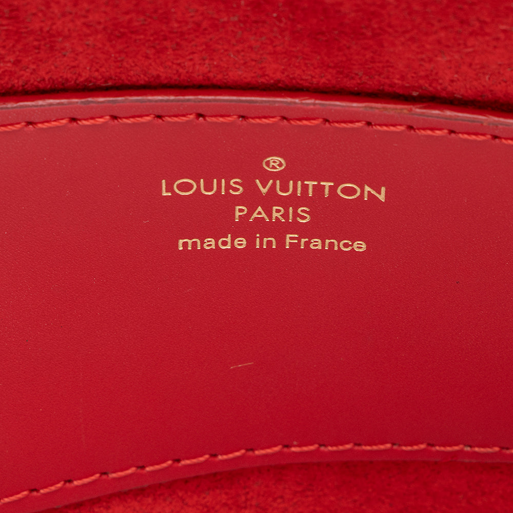 Louis Vuitton Coated Canvas Wild Animal Print Twist MM Shoulder Bag (SHF-18716)