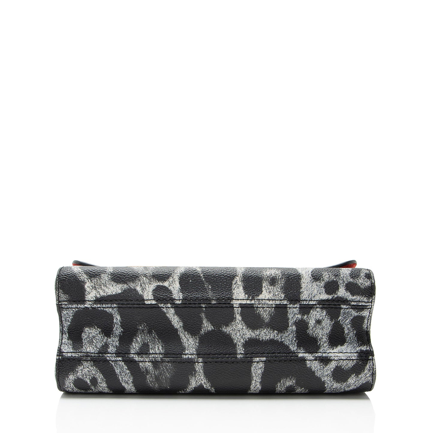 Louis Vuitton Coated Canvas Wild Animal Print Twist MM Shoulder Bag