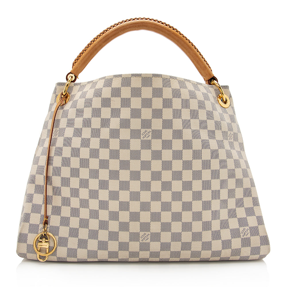 Louis Vuitton Damier Azur Artsy MM Shoulder Bag (SHF-21109)