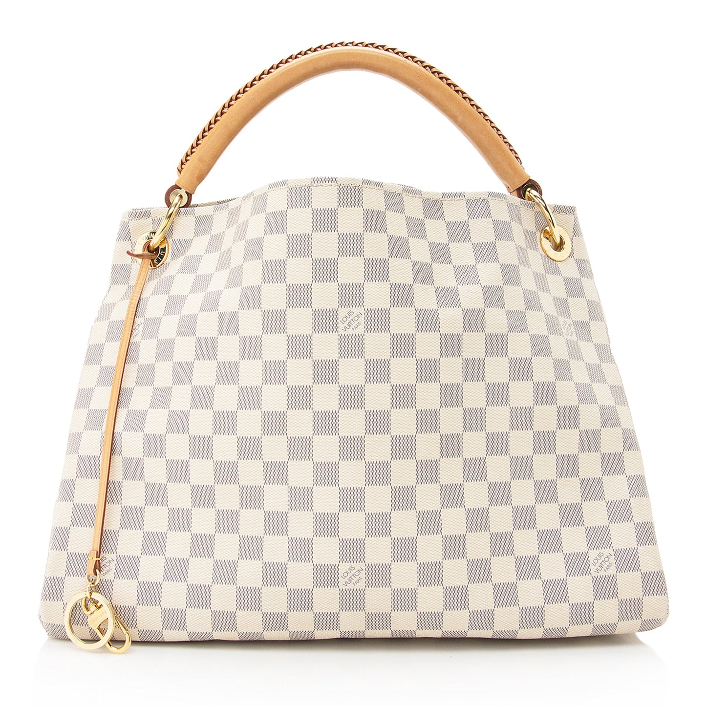 Louis Vuitton Damier Azur Artsy MM Shoulder Bag (SHF-22363)