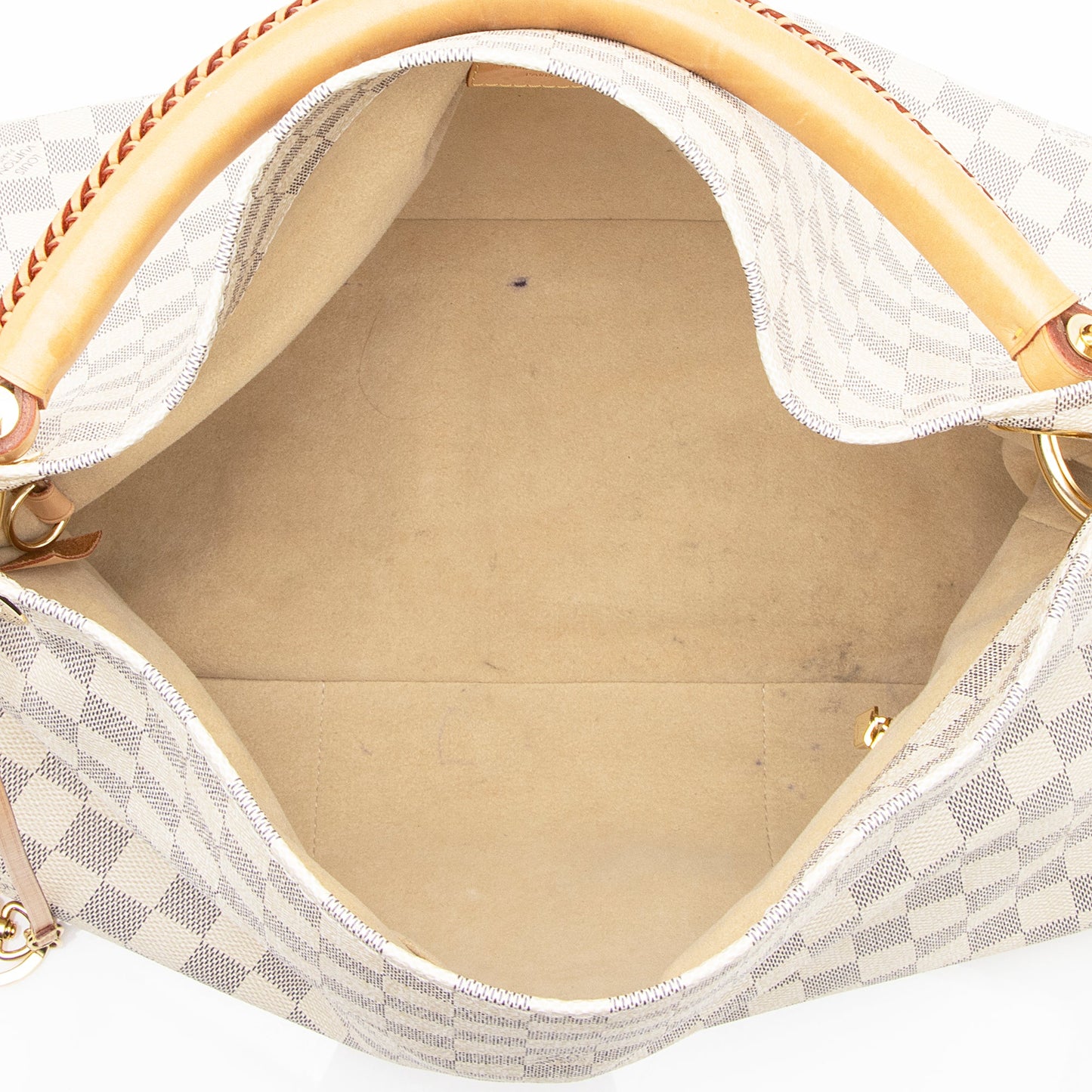 Louis Vuitton Damier Azur Artsy MM Shoulder Bag (SHF-22363)