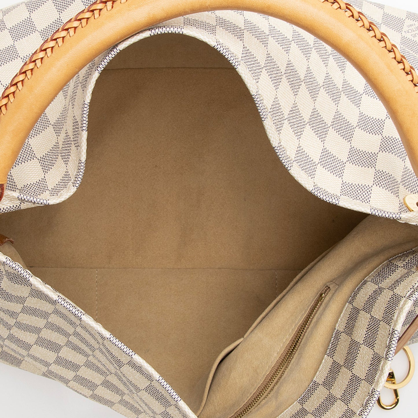 Louis Vuitton Damier Azur Artsy MM Shoulder Bag (SHF-22677)
