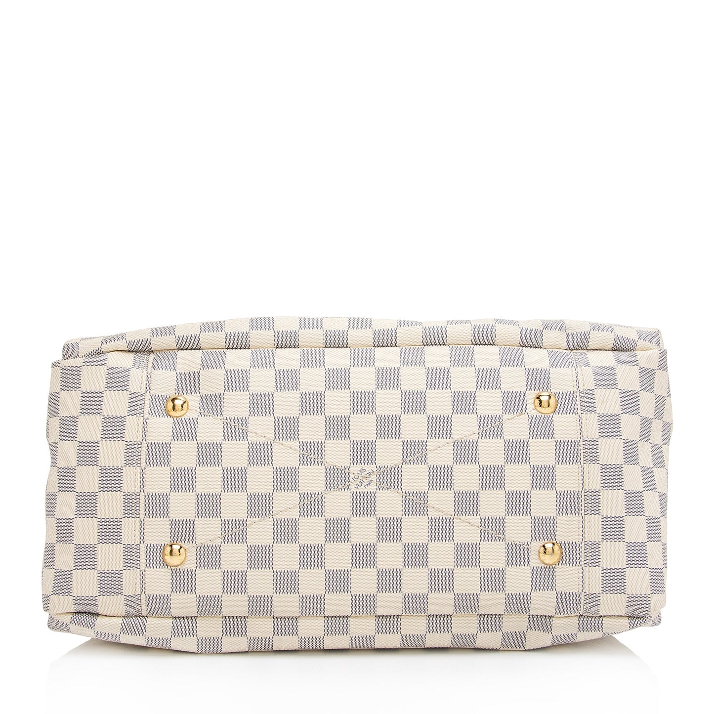 Louis Vuitton Damier Azur Artsy MM Shoulder Bag (SHF-e4MqKD)