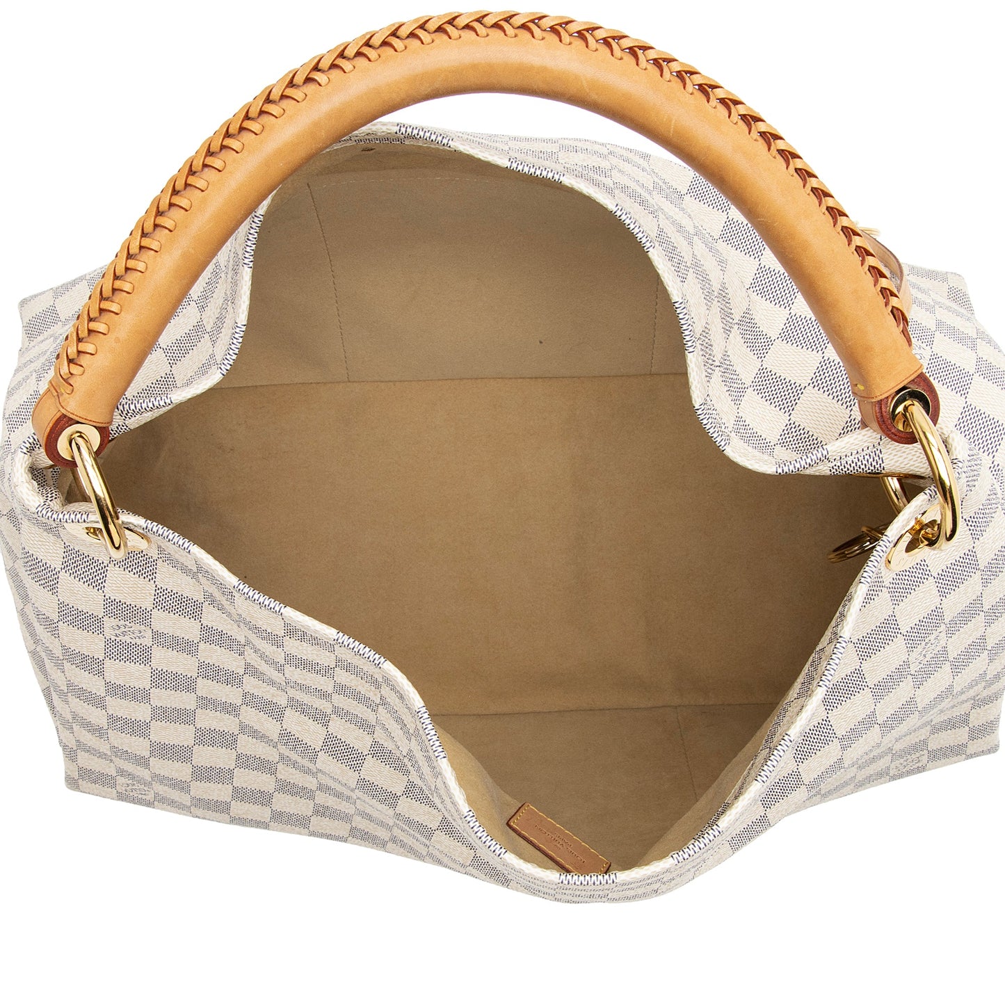 Louis Vuitton Damier Azur Artsy MM Shoulder Bag (SHF-e4MqKD)