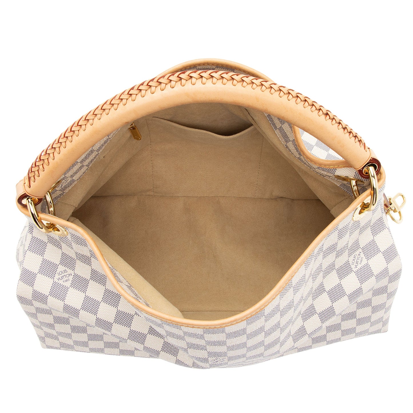 Louis Vuitton Damier Azur Artsy MM Shoulder Bag (SHF-naUphr)