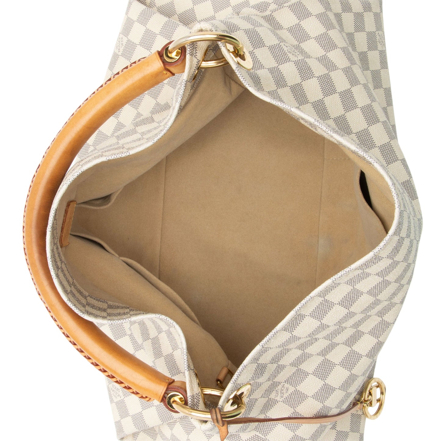 Louis Vuitton Damier Azur Artsy MM Shoulder Bag (SHF-A8ts8C)