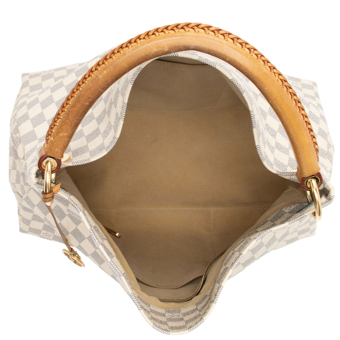 Louis Vuitton Damier Azur Artsy MM Shoulder Bag (SHF-X12eKK)