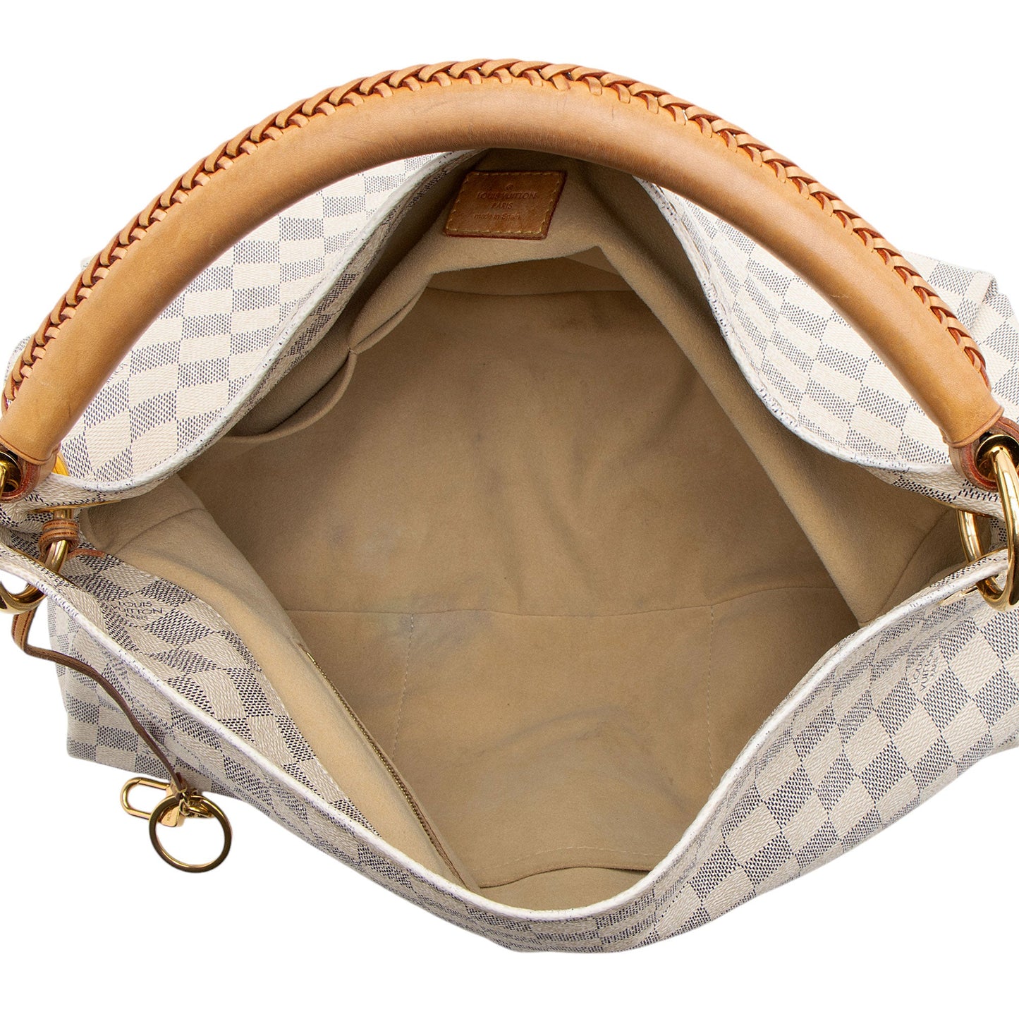 Louis Vuitton Damier Azur Artsy MM Shoulder Bag (SHF-D9Abmw)