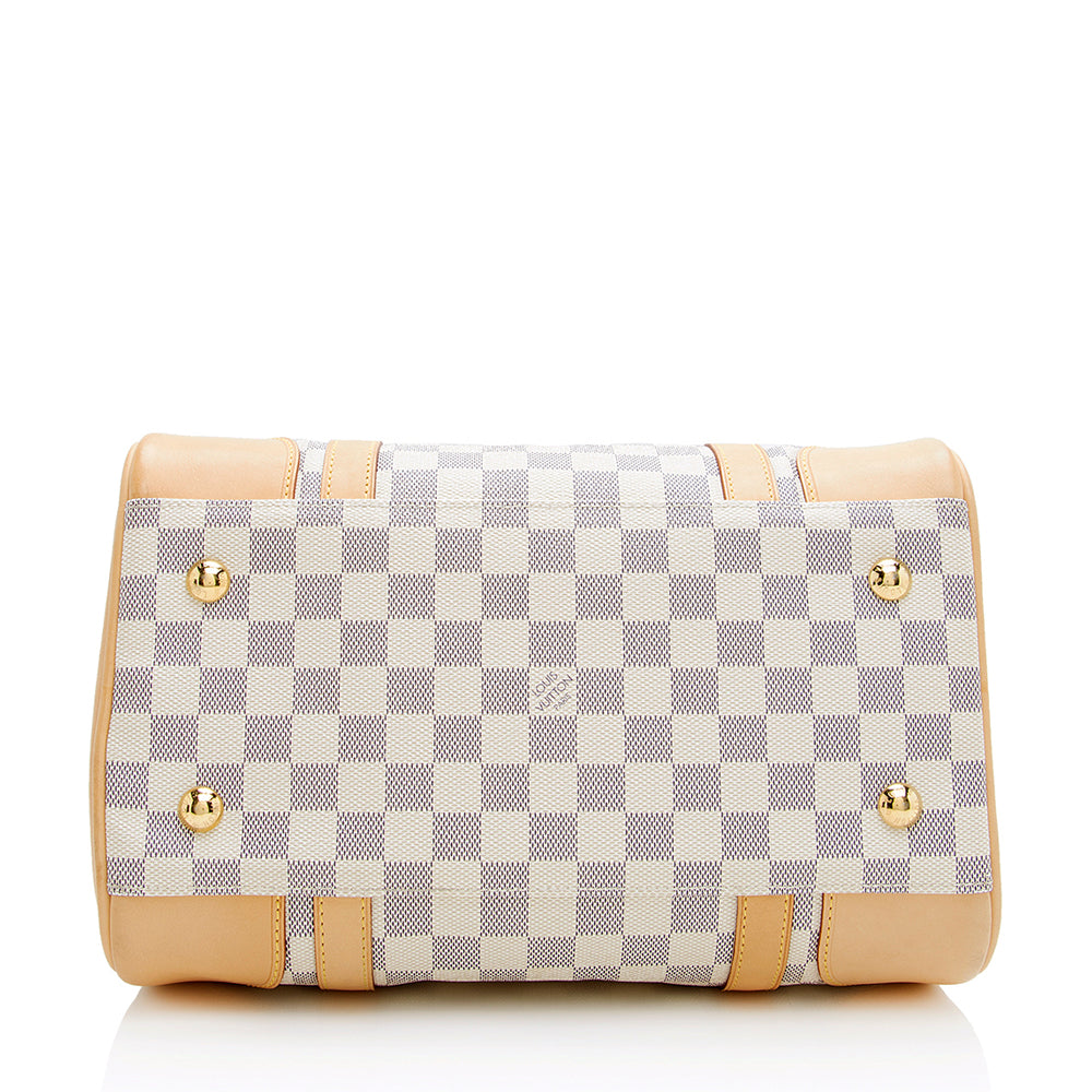 Louis Vuitton Damier Azur Berkeley Satchel (SHF-18930)