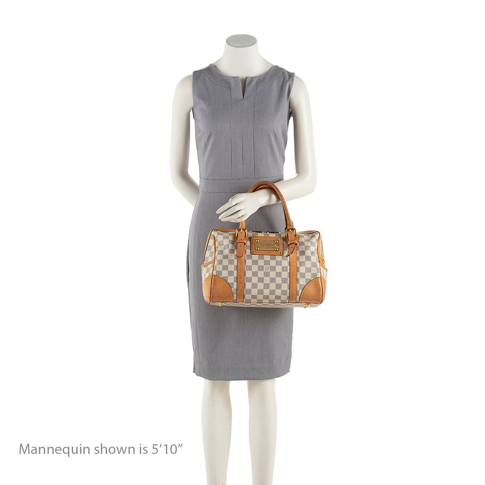 Louis Vuitton Damier Azur Berkeley Satchel (SHF-18930)