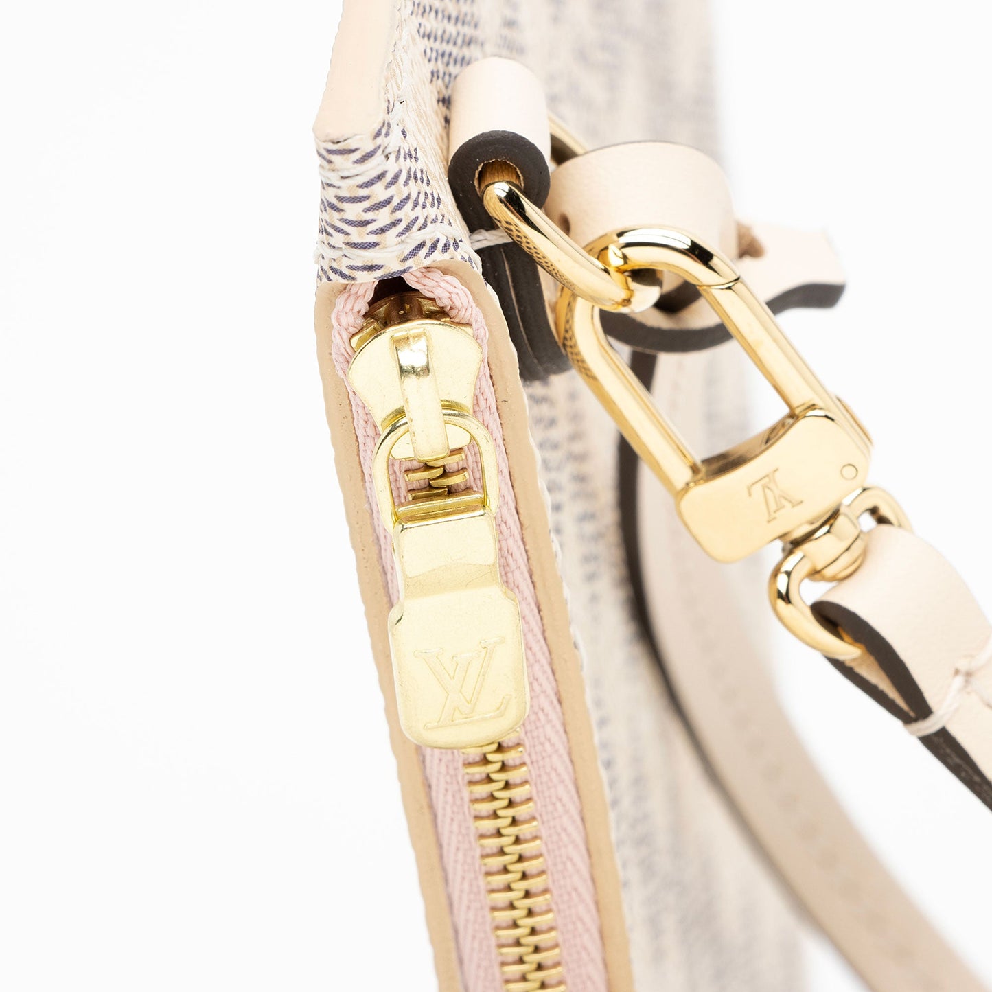 Louis Vuitton Damier Azur Braided Neverfull MM NM Pochette