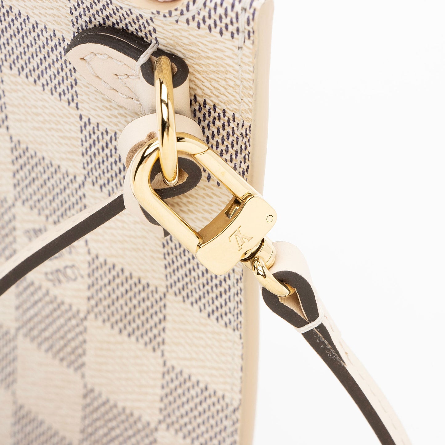 Louis Vuitton Damier Azur Braided Neverfull MM NM Pochette