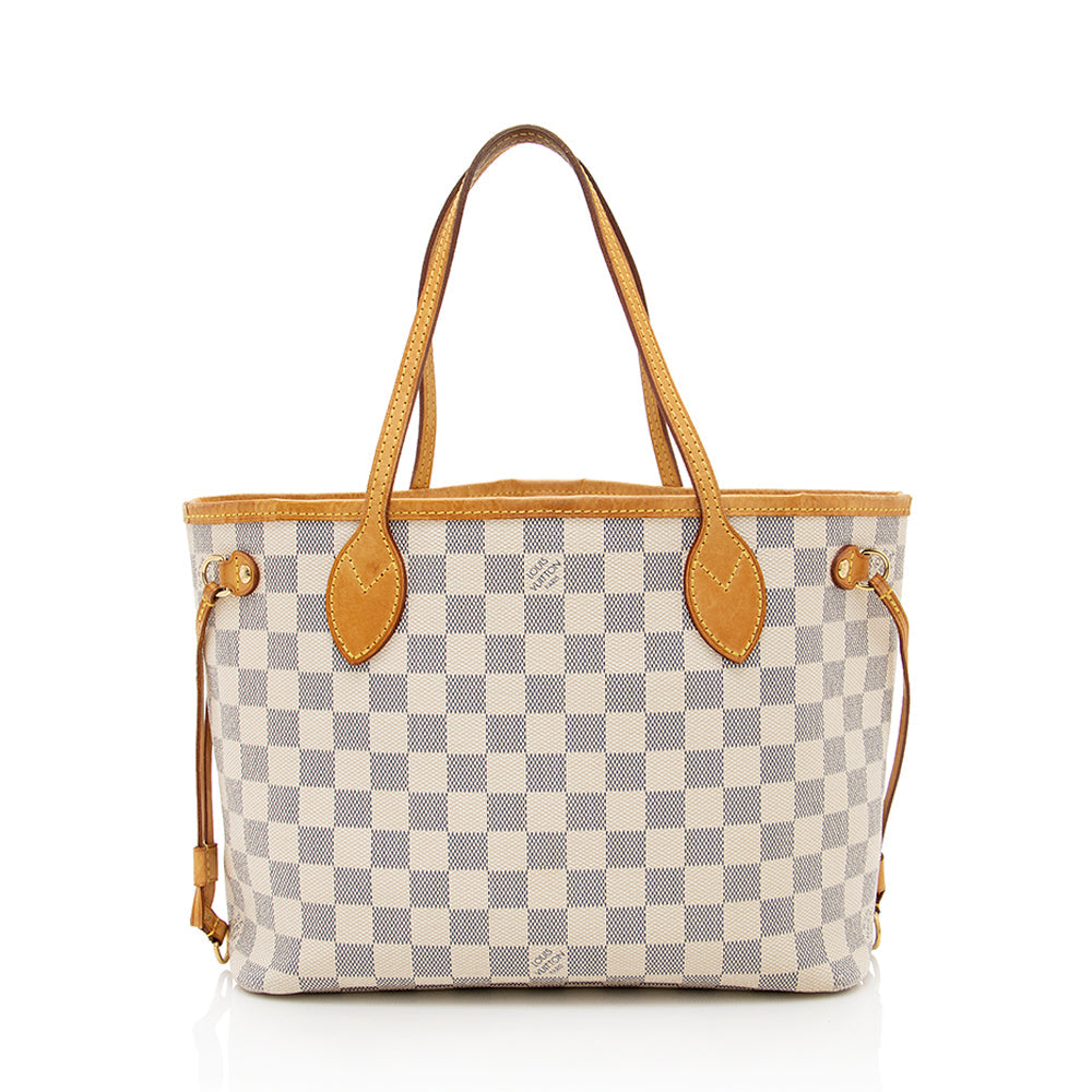 Louis Vuitton Damier Azur Neverfull PM (SHF-18584)