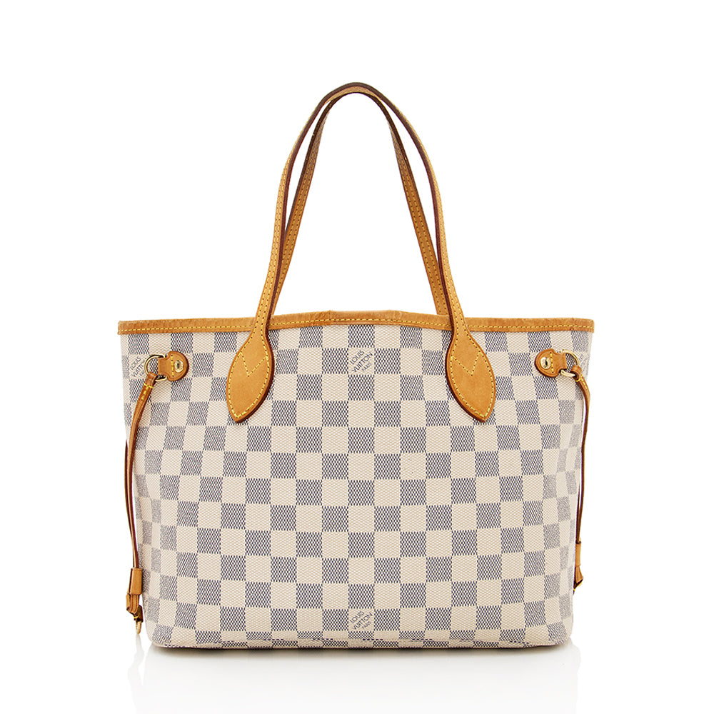 Louis Vuitton Damier Azur Neverfull PM (SHF-18584)