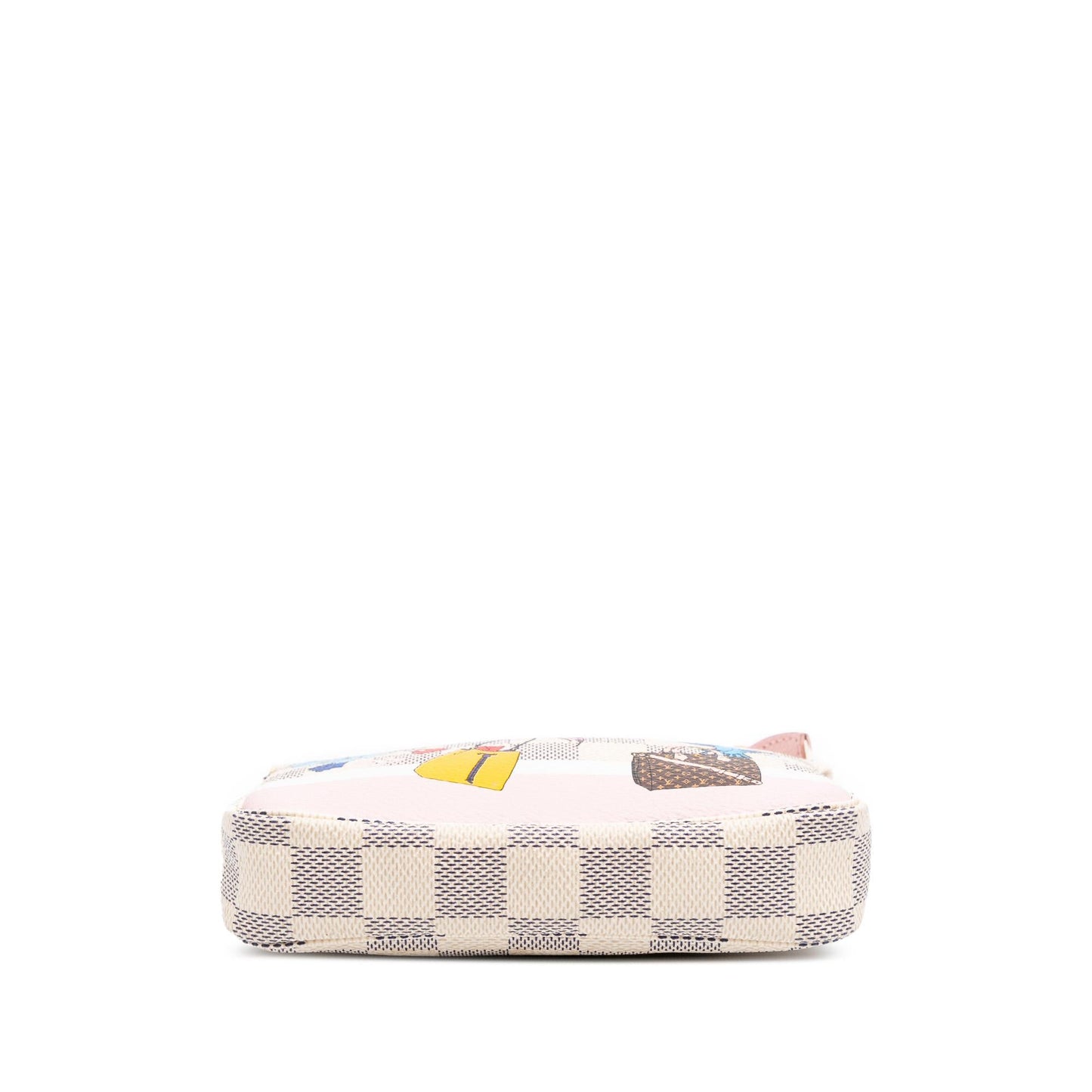 Louis Vuitton Damier Azur Christmas Birds Mini Pochette Accessoires
