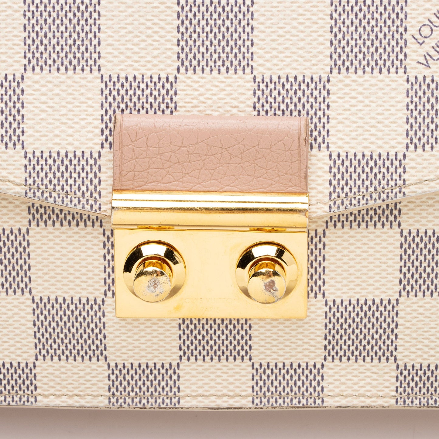 Louis Vuitton Damier Azur Croisette Chain Wallet