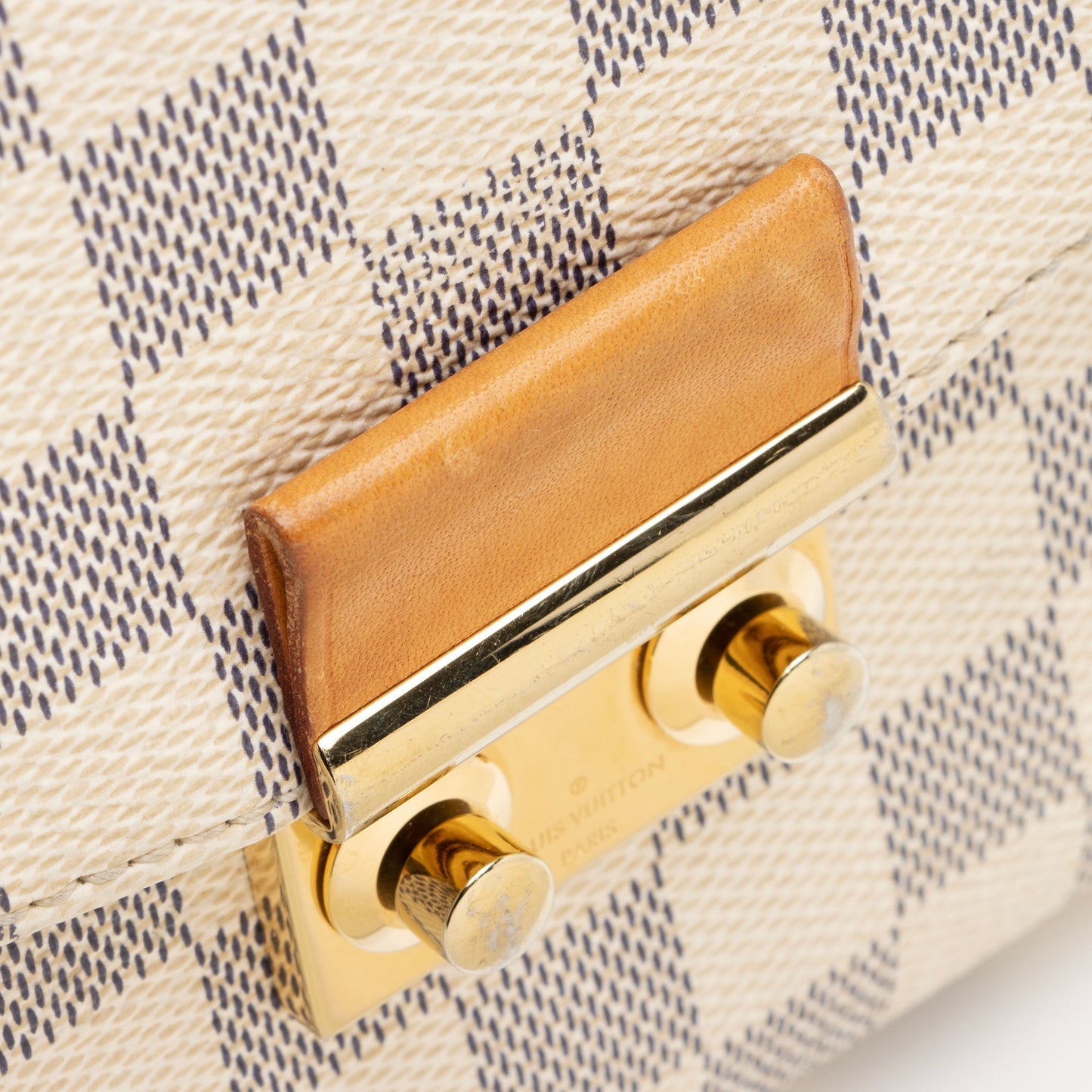 Louis Vuitton Damier Azur Croisette Shoulder Bag (SHF-23451)