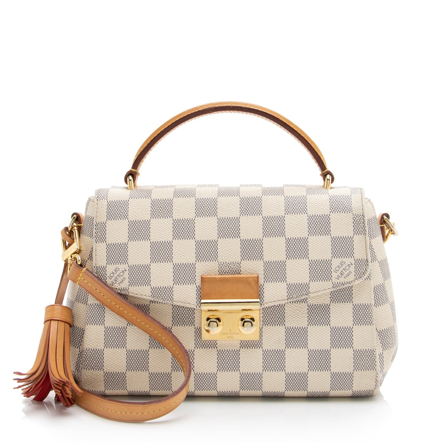 Louis Vuitton Damier Azur Croisette Shoulder Bag (SHF-23451)