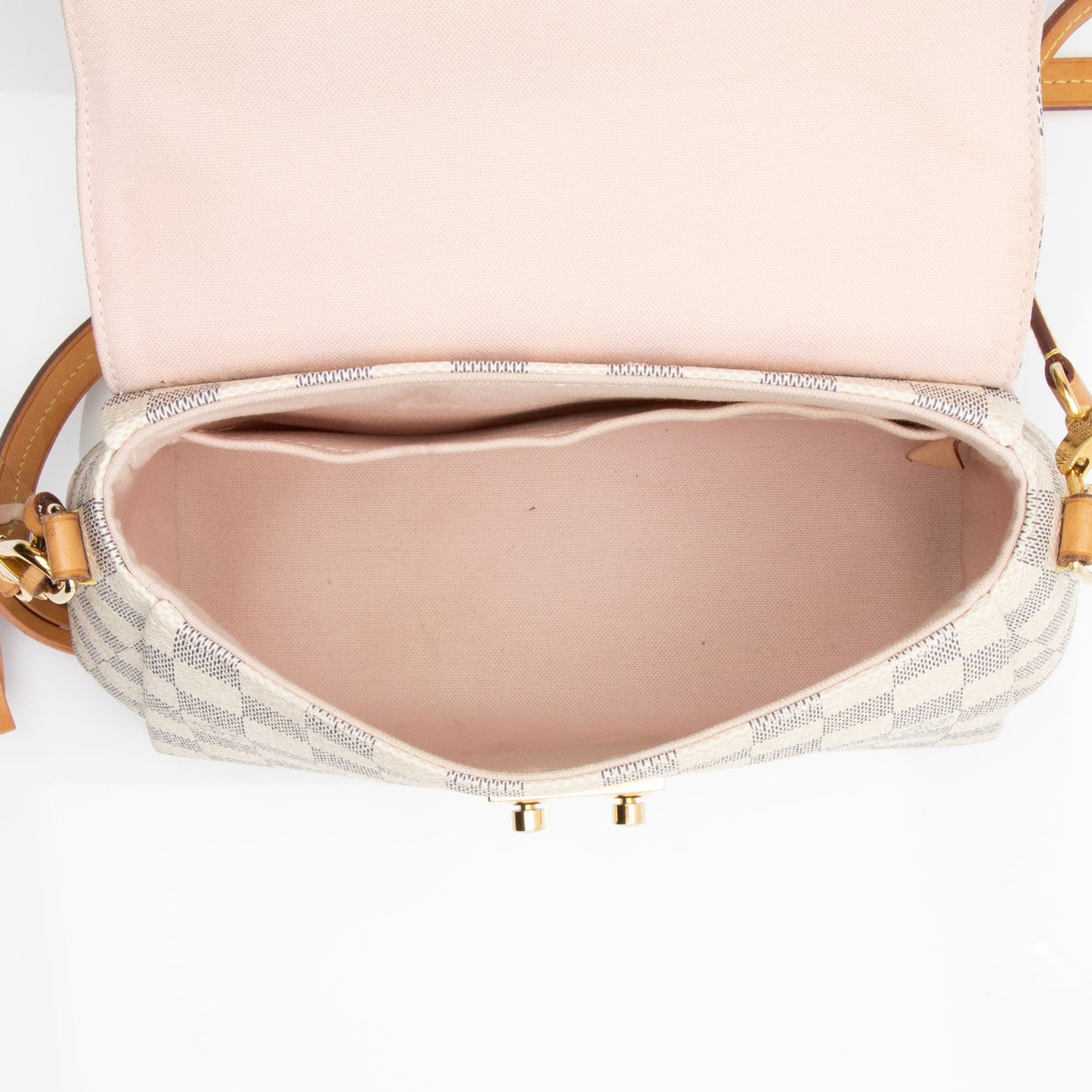 Louis Vuitton Damier Azur Croisette Shoulder Bag (SHF-23451)