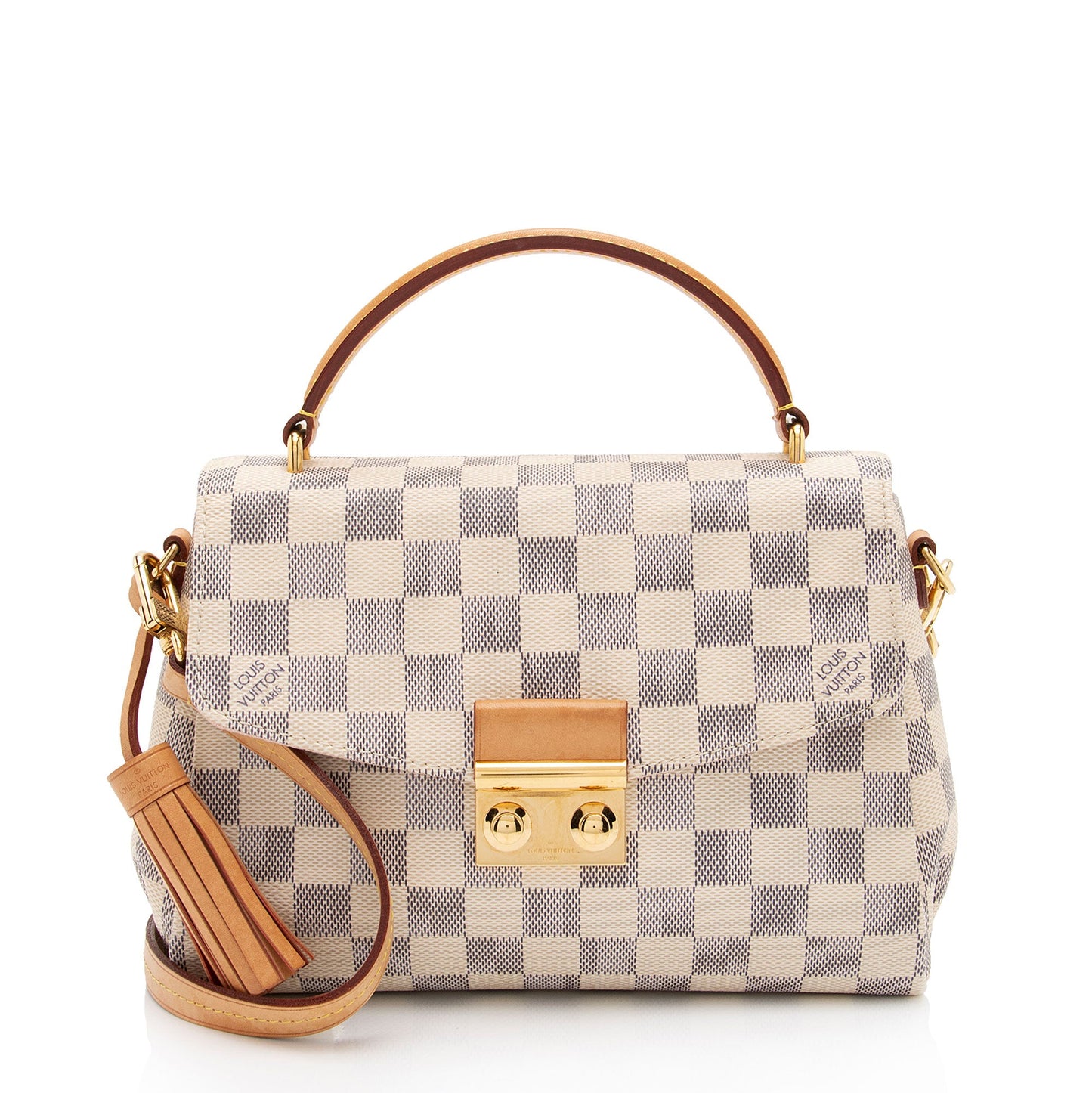 Louis Vuitton Damier Azur Croisette Shoulder Bag (SHF-SJuLJB)