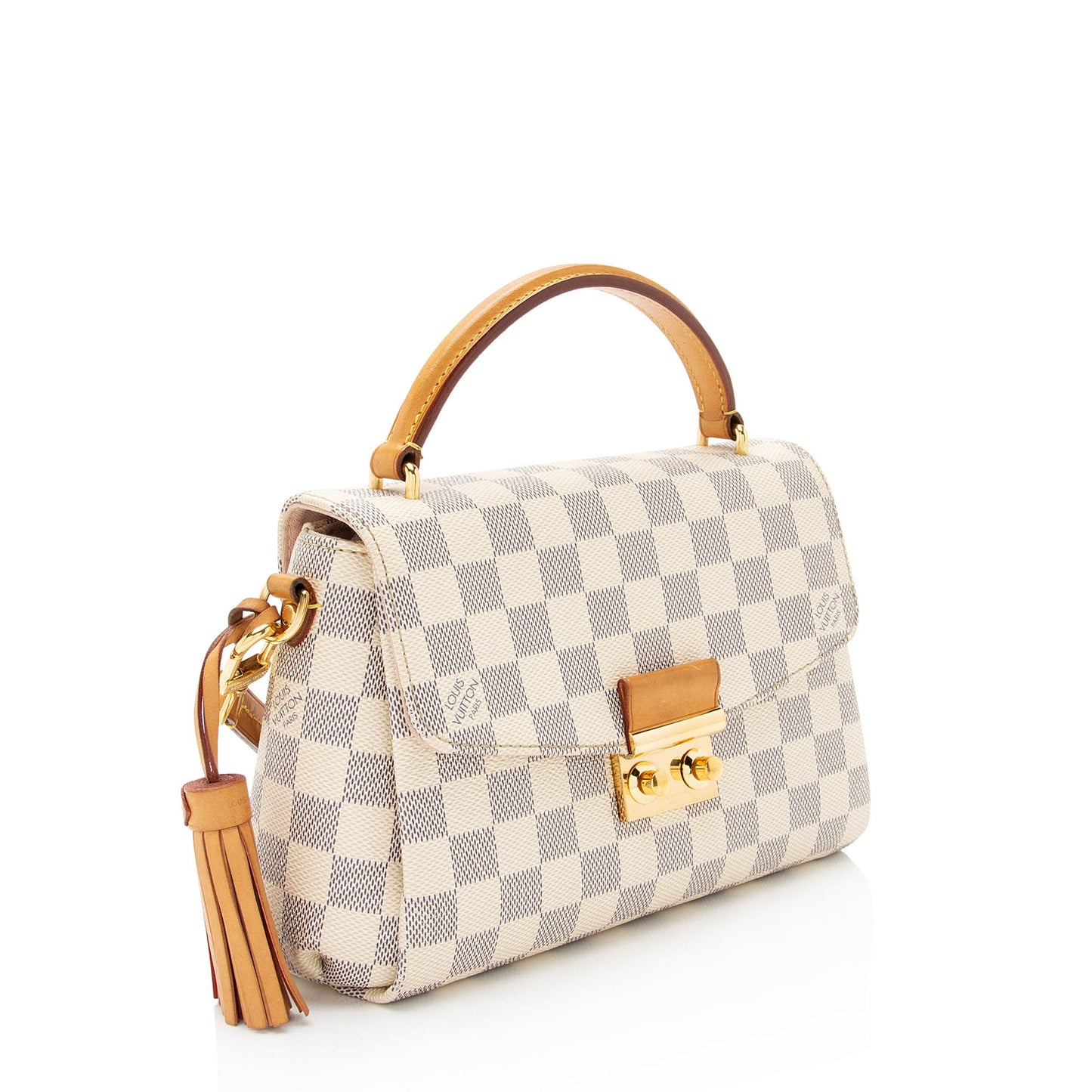 Louis Vuitton Damier Azur Croisette Shoulder Bag (SHF-8mbXF1)
