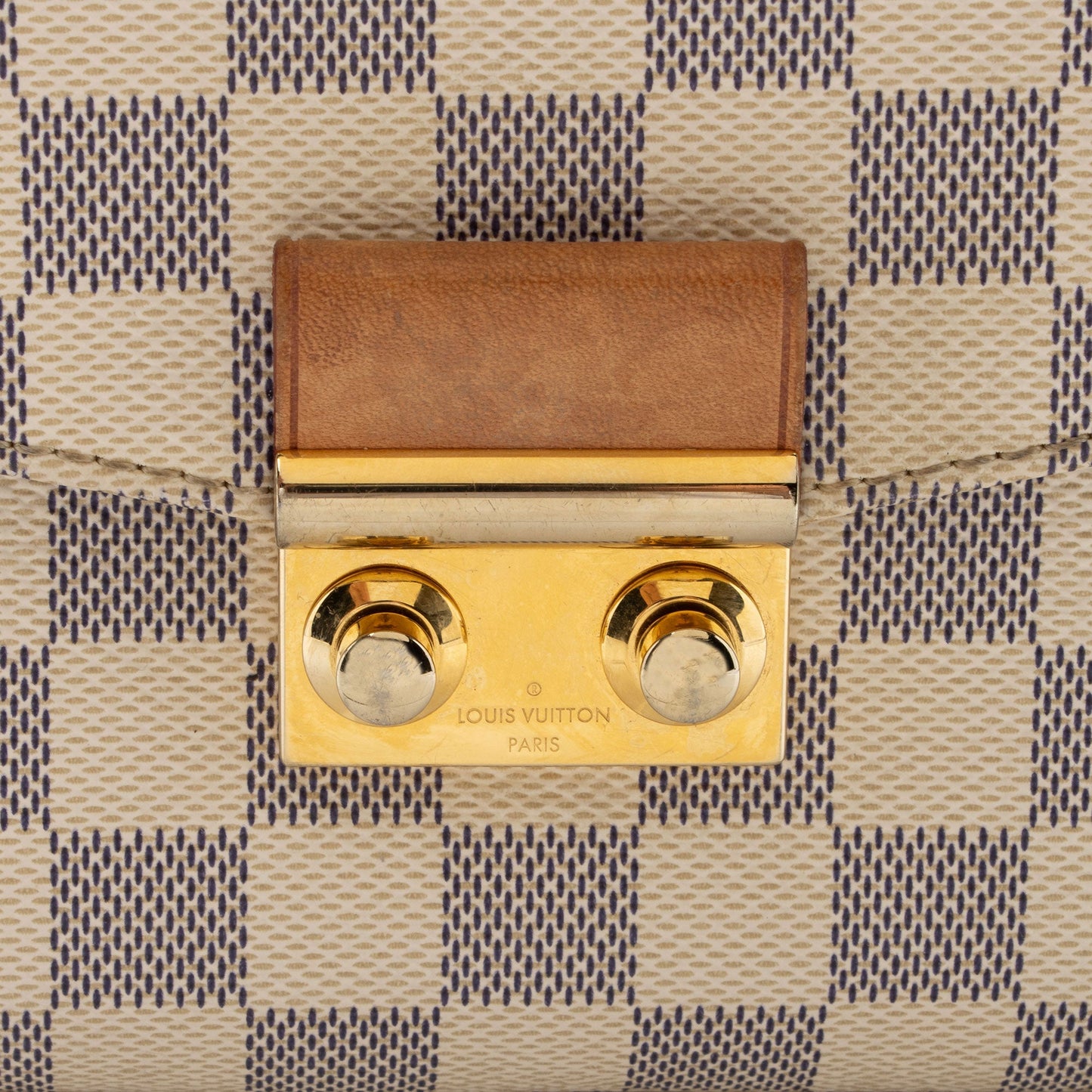 Louis Vuitton Damier Azur Croisette Shoulder Bag (SHF-WhCBUZ)