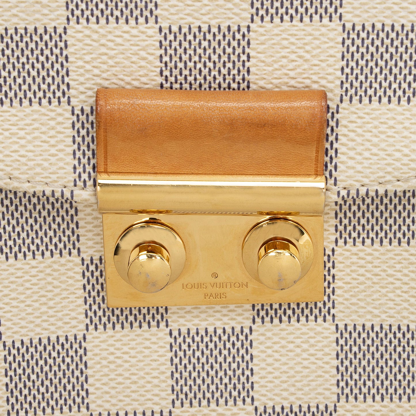 Louis Vuitton Damier Azur Croisette Shoulder Bag (SHF-w8e6xs)