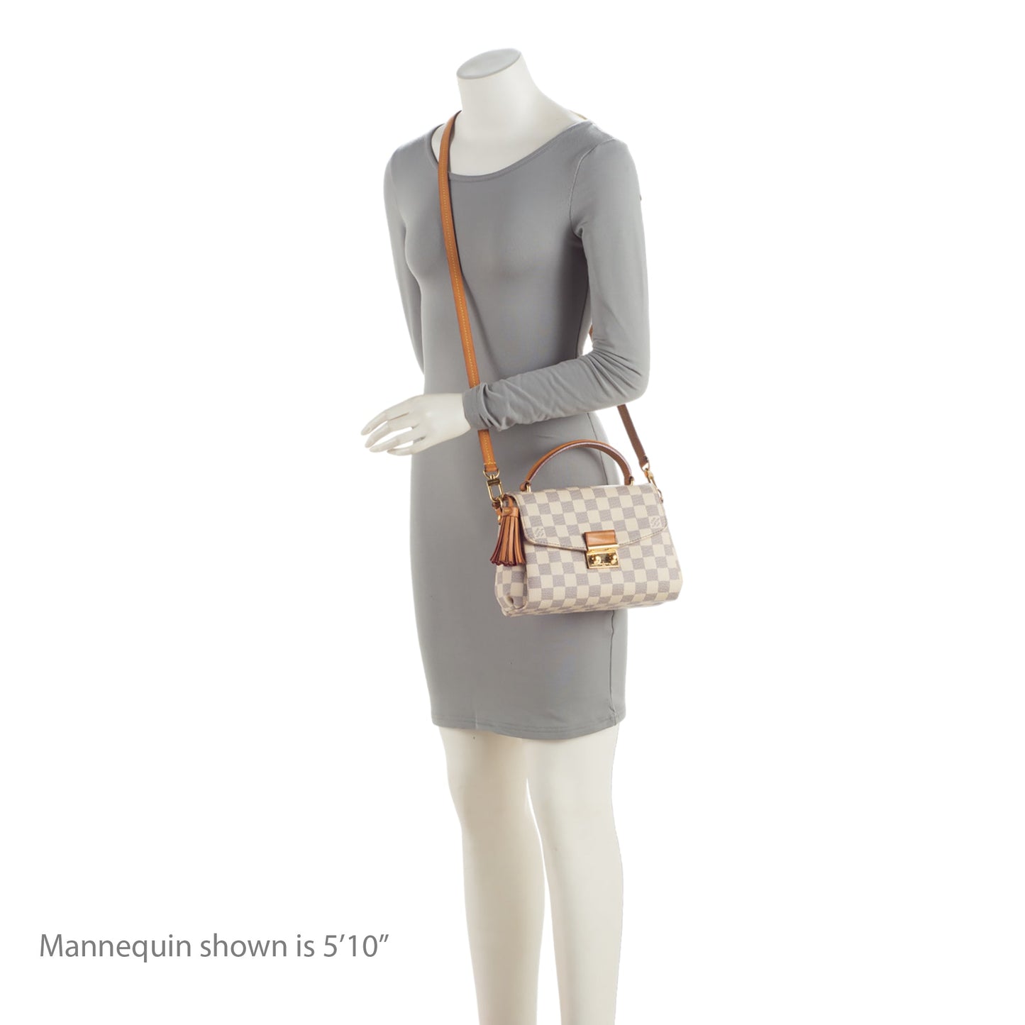Louis Vuitton Damier Azur Croisette Shoulder Bag (SHF-w8e6xs)