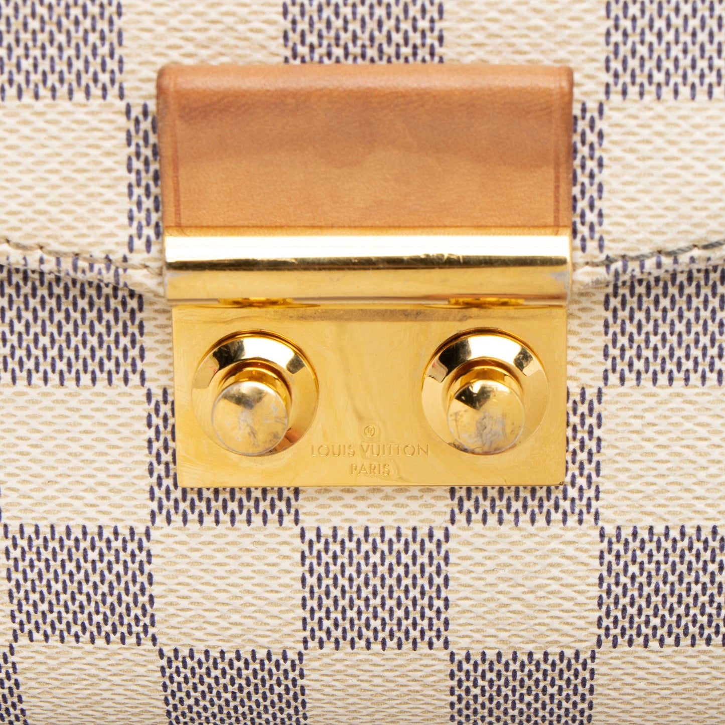 Louis Vuitton Damier Azur Croisette Shoulder Bag (SHF-LgQ1VD)