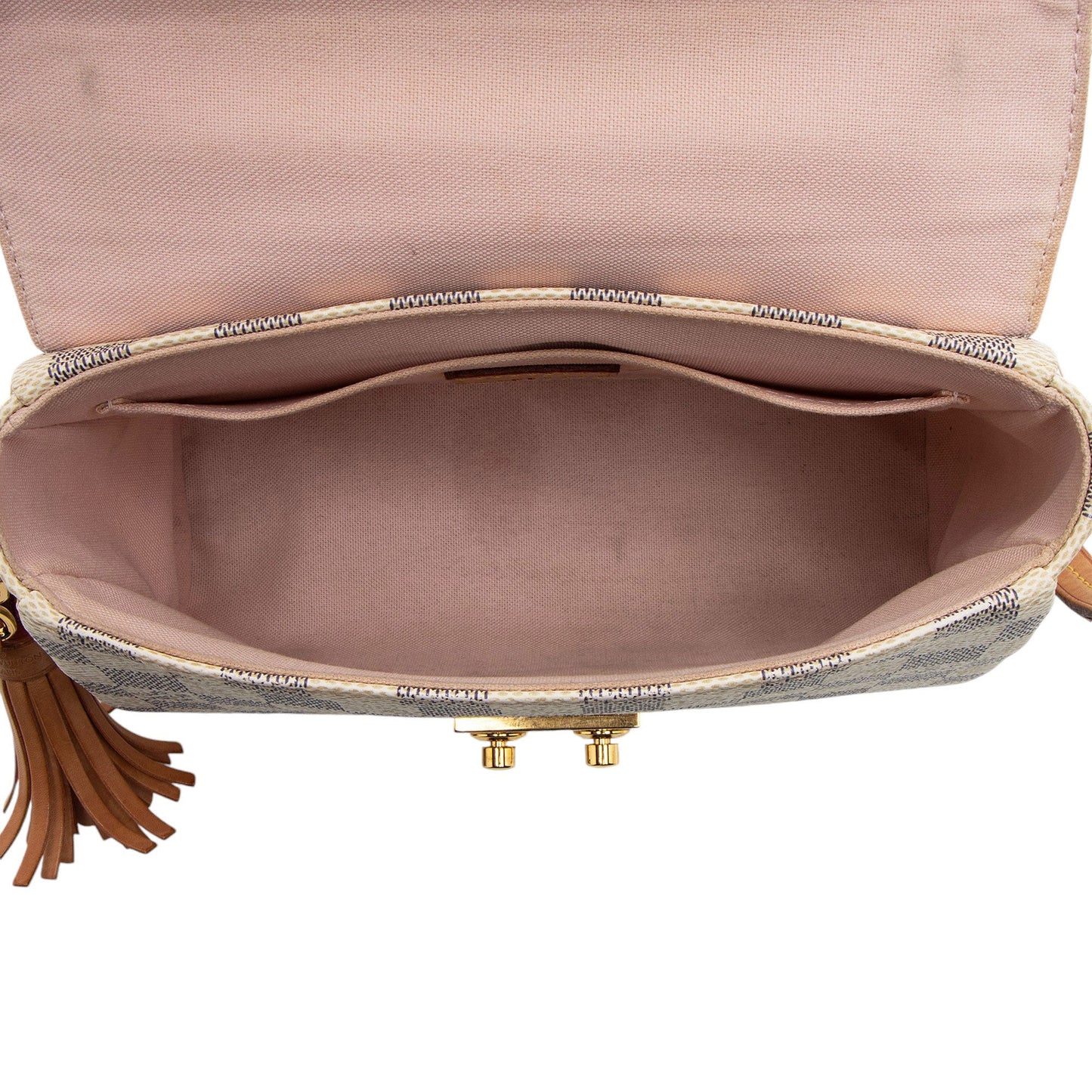 Louis Vuitton Damier Azur Croisette Shoulder Bag (SHF-LgQ1VD)