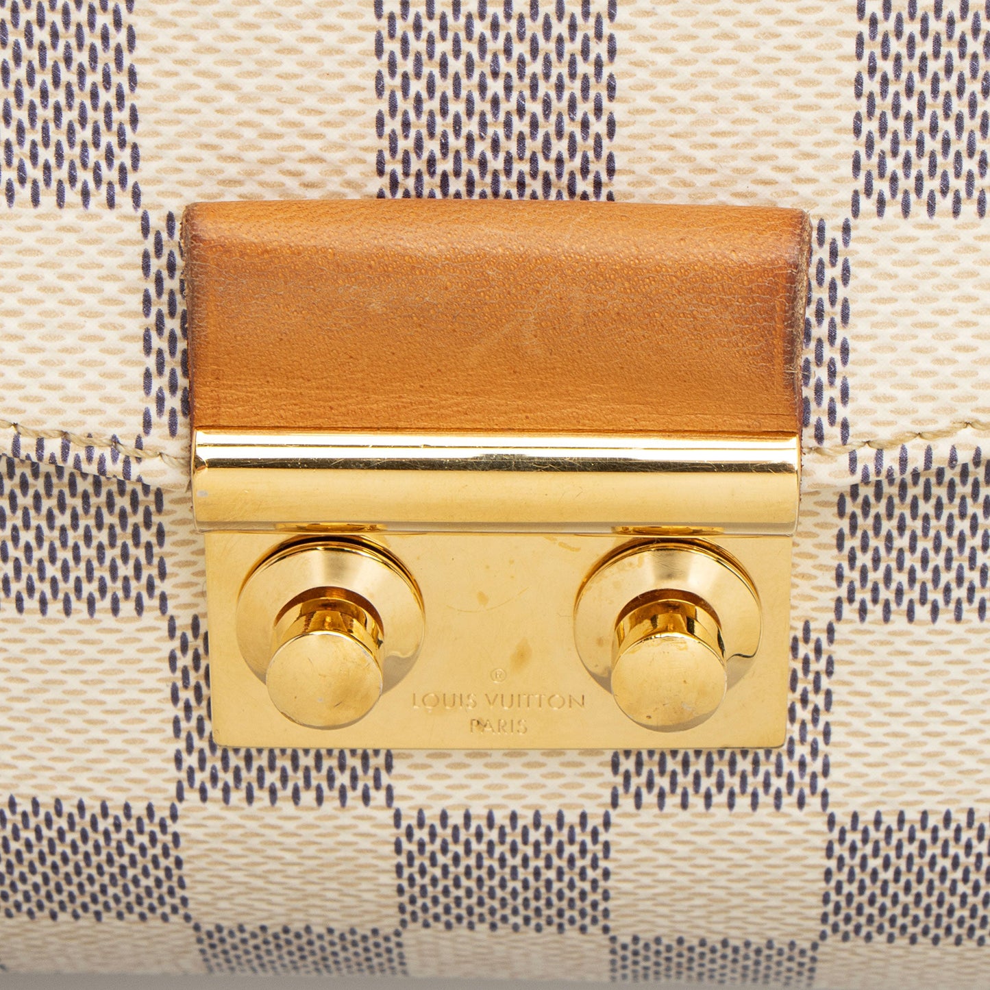 Louis Vuitton Damier Azur Croisette Shoulder Bag (SHF-crwpX0)