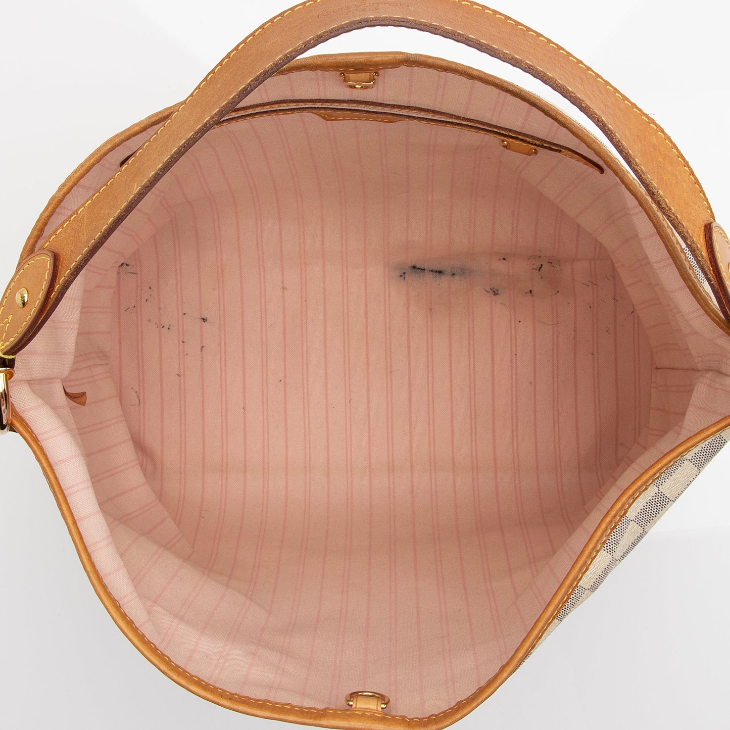 Louis Vuitton Damier Azur Delightful MM Shoulder Bag (SHF-23031)