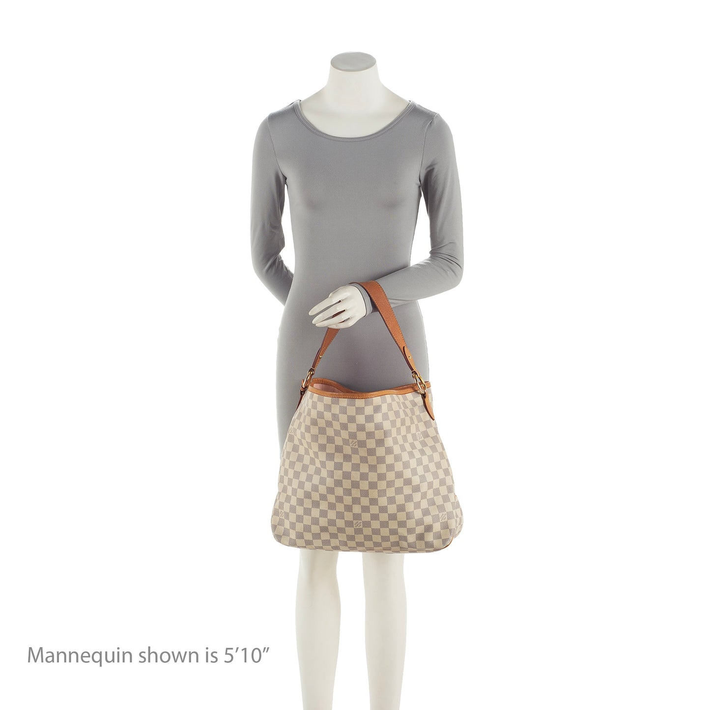Louis Vuitton Damier Azur Delightful MM Shoulder Bag (SHF-23031)