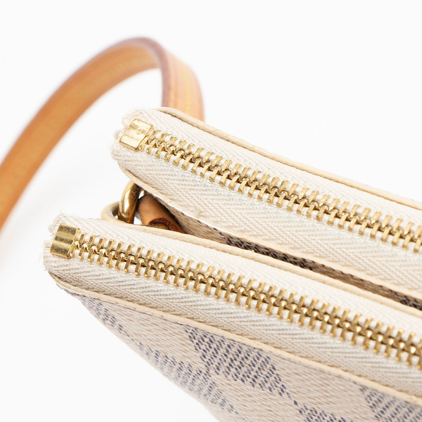 Louis Vuitton Damier Azur Double Zip Pochette