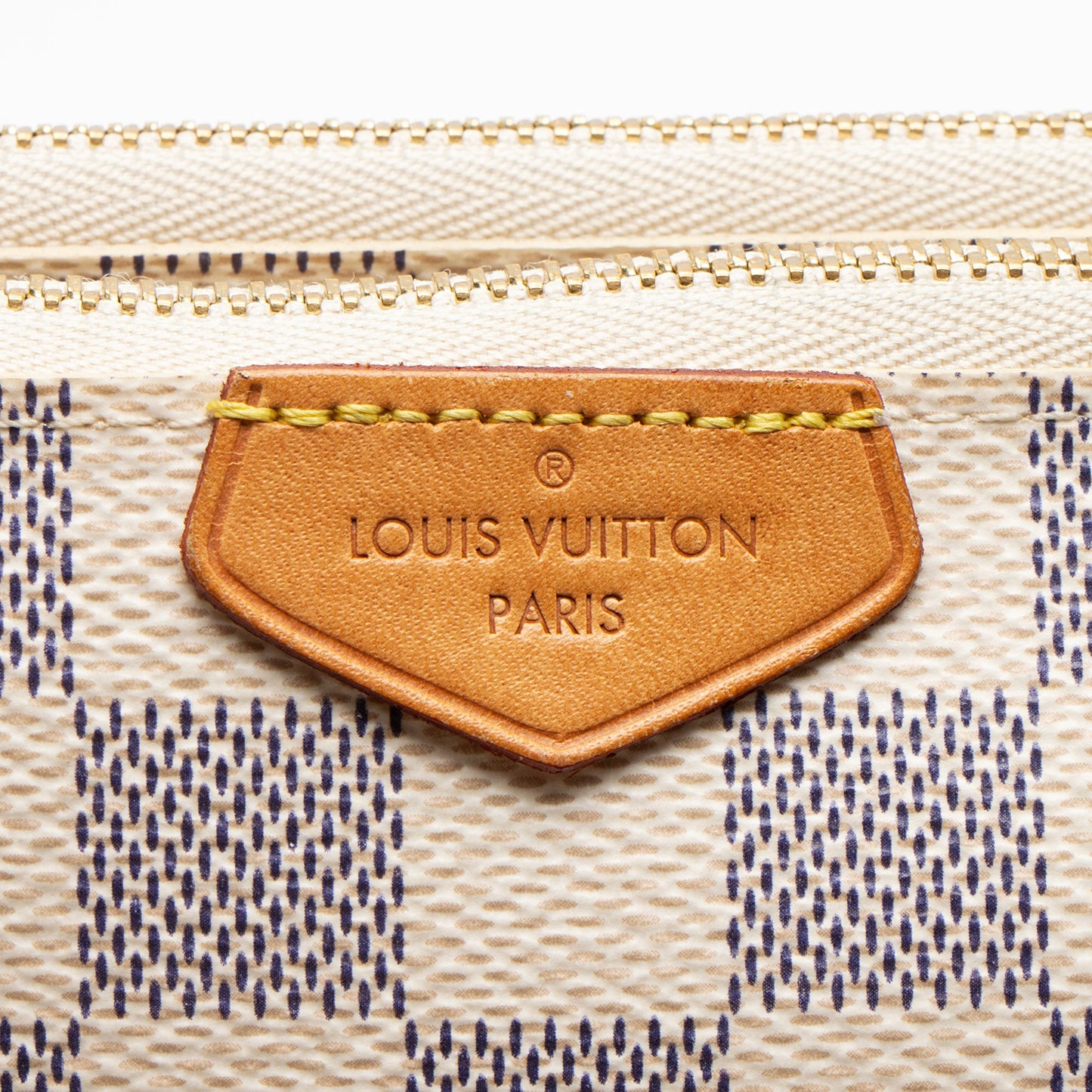 Louis Vuitton Damier Azur Double Zip Pochette
