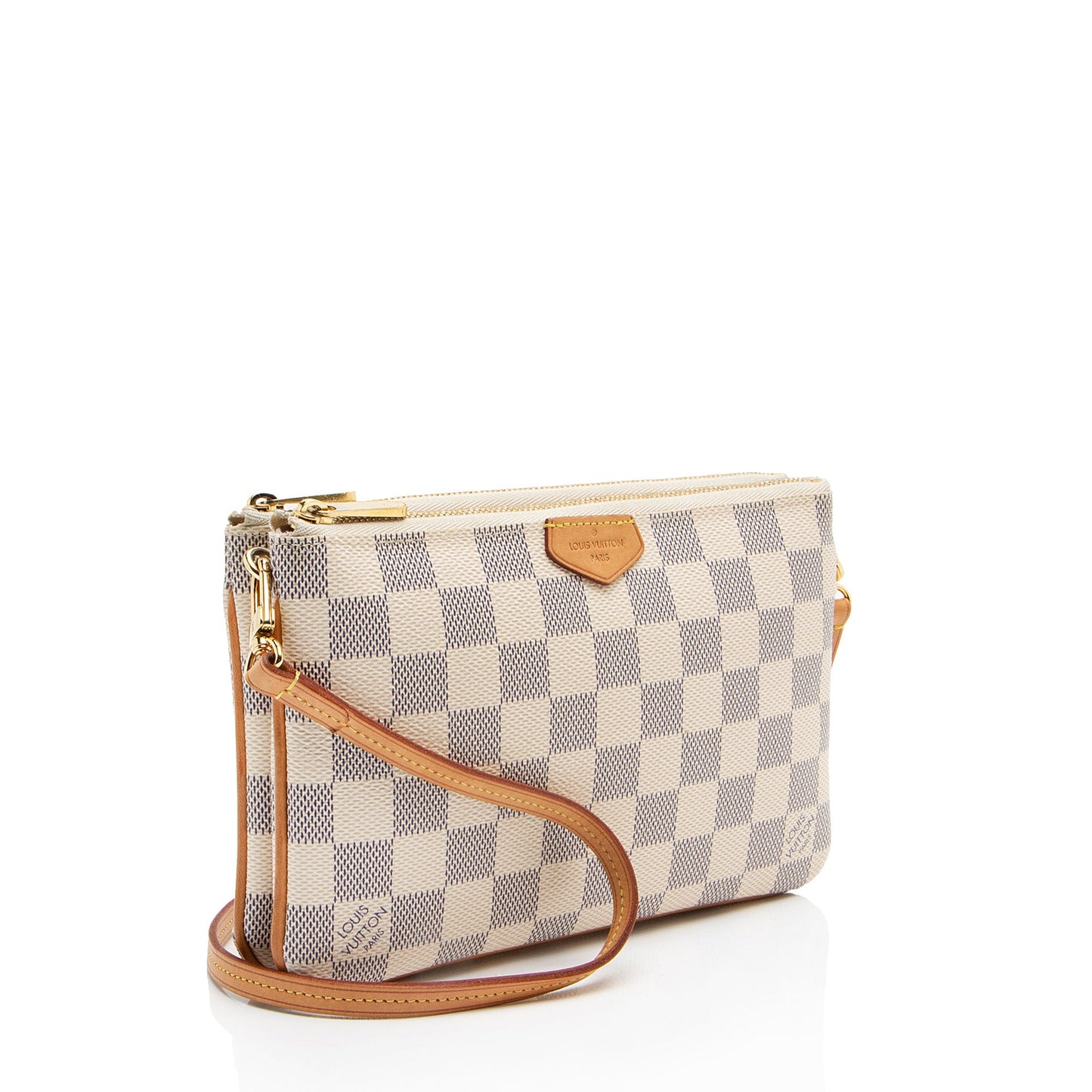 Louis Vuitton Damier Azur Double Zip Pochette