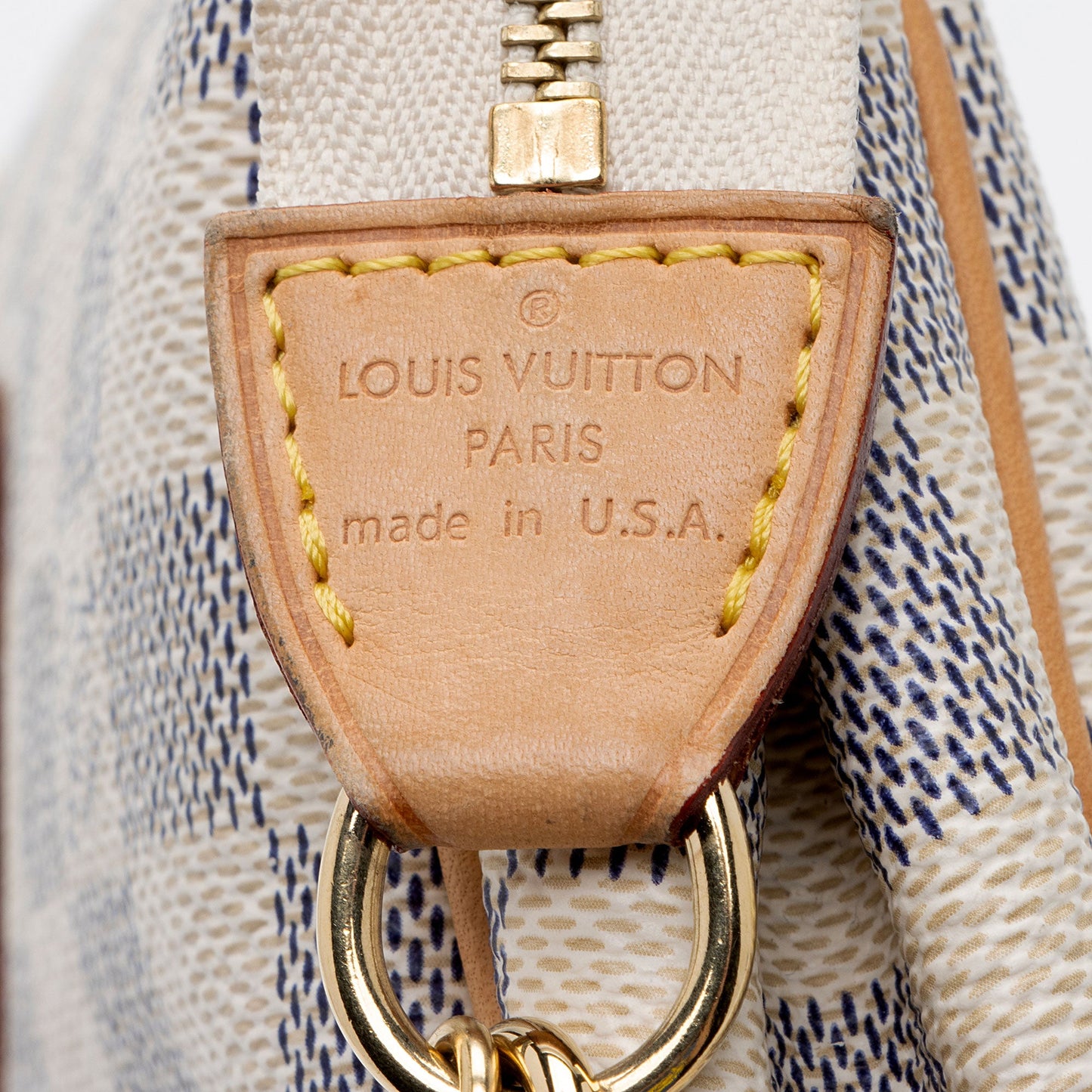 Louis Vuitton Damier Azur Eva Clutch (SHF-v5xd3A)