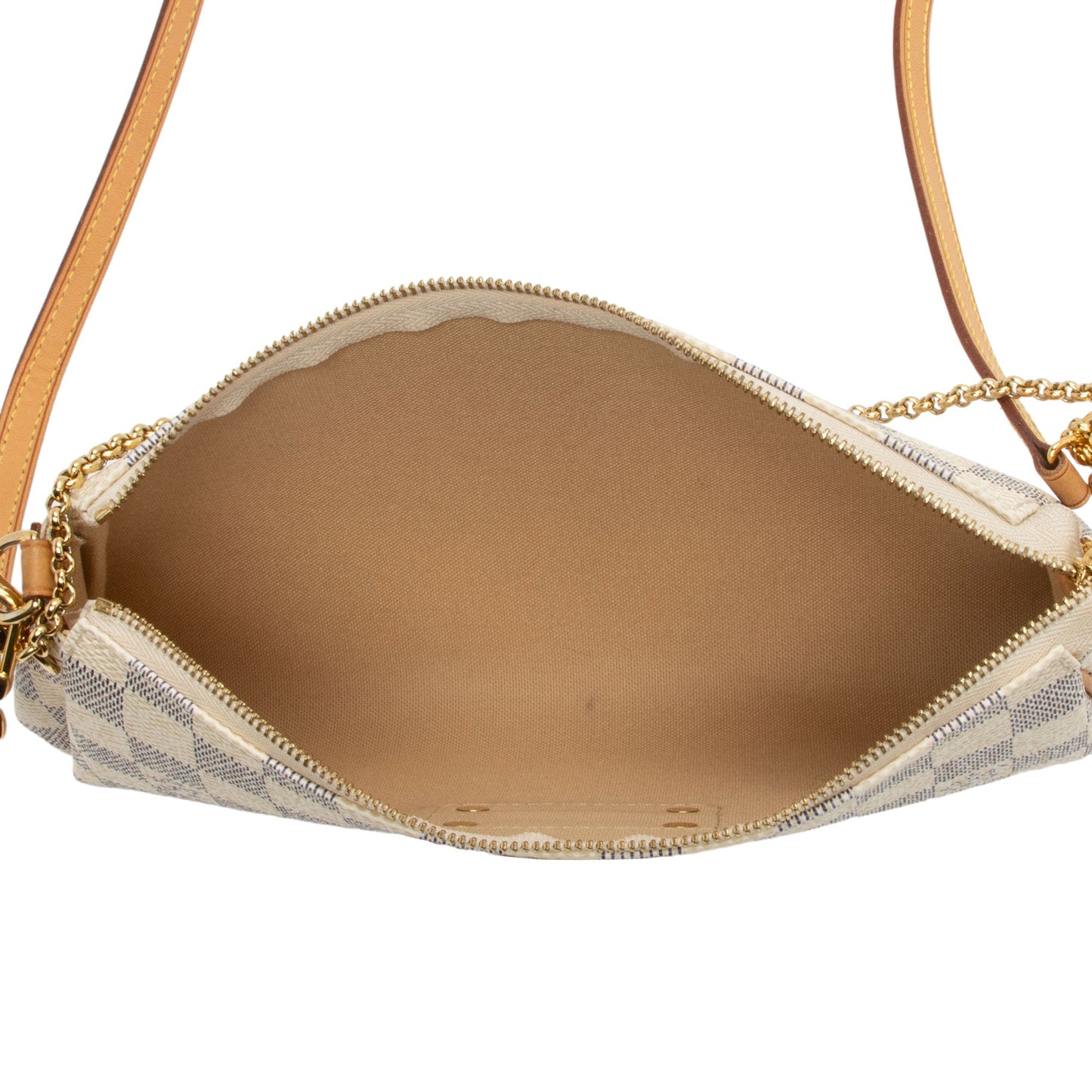 Louis Vuitton Damier Azur Eva Clutch (SHF-cD8b7X)
