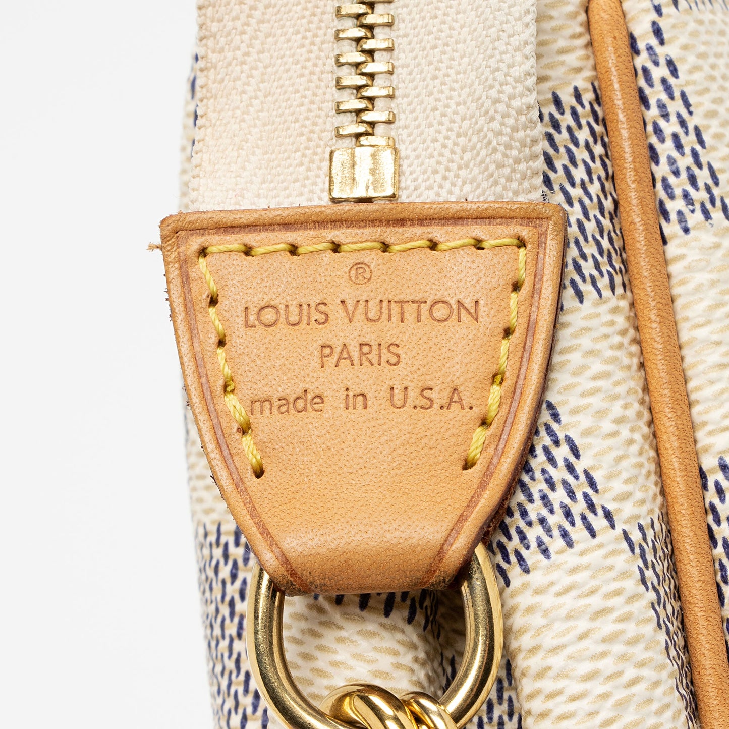 Louis Vuitton Damier Azur Eva Clutch (SHF-cD8b7X)
