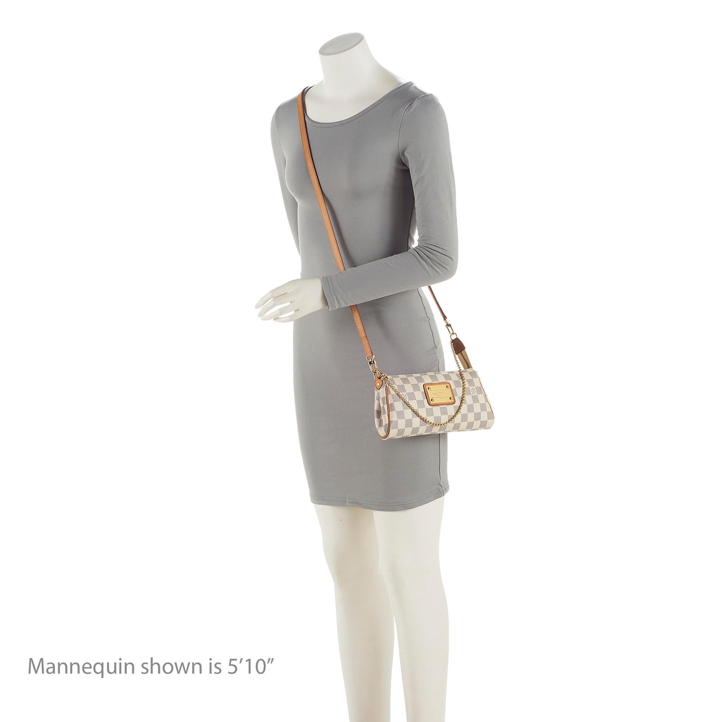 Louis Vuitton Damier Azur Eva Clutch (SHF-71oMG7)
