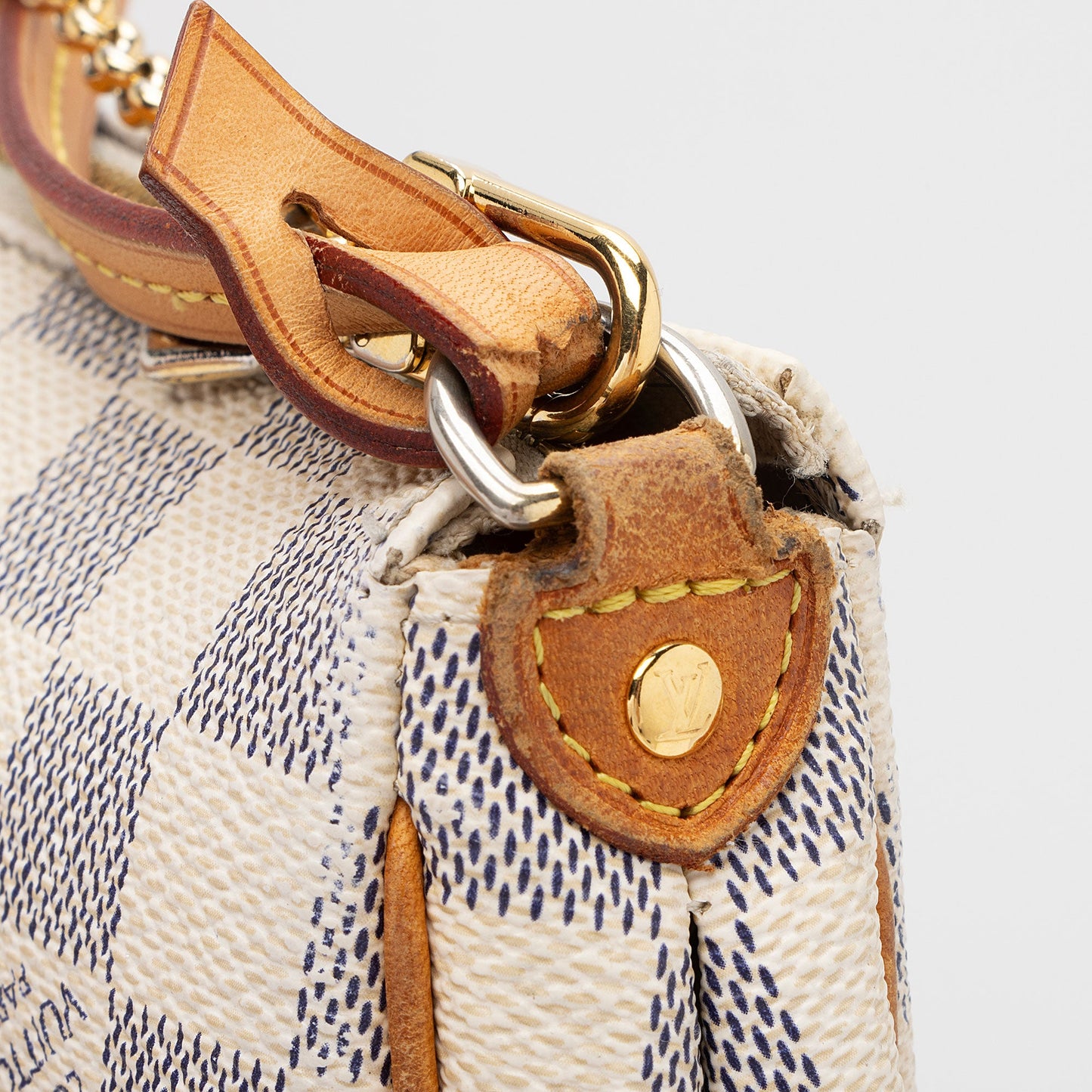 Louis Vuitton Damier Azur Eva Clutch (SHF-jRNU0T)