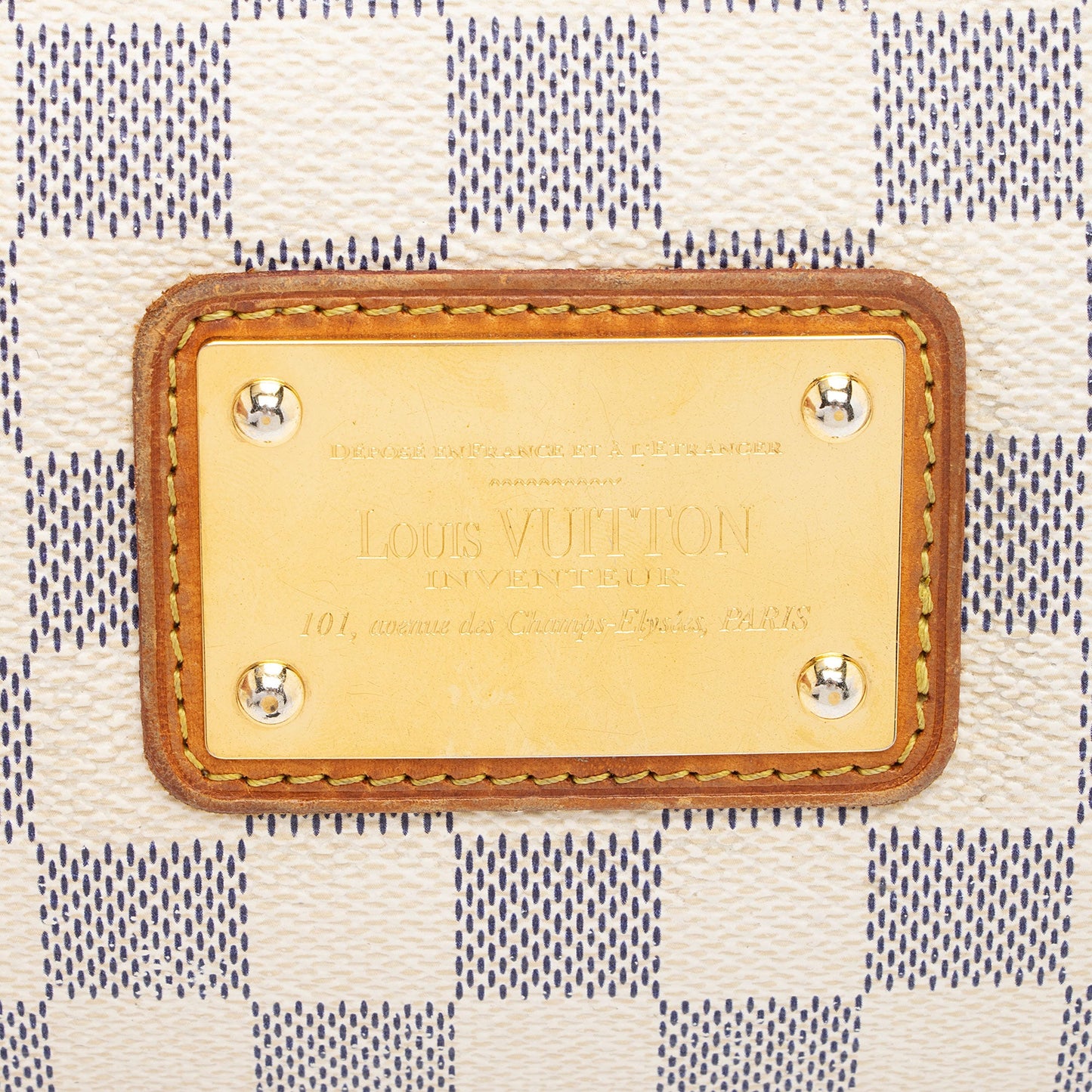 Louis Vuitton Damier Azur Eva Clutch (SHF-jRNU0T)