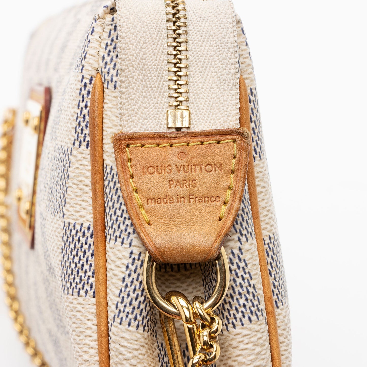 Louis Vuitton Damier Azur Eva Clutch (SHF-GmuHNh)