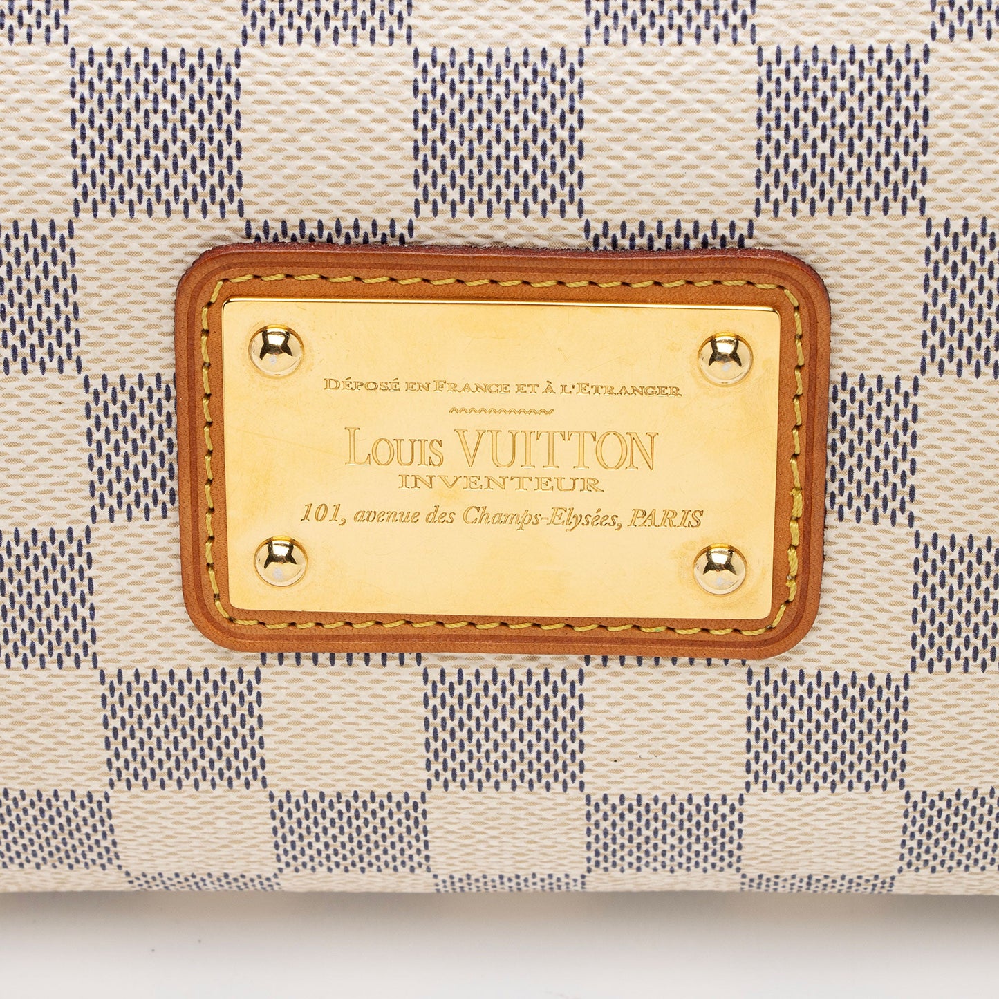 Louis Vuitton Damier Azur Eva Clutch (SHF-GmuHNh)