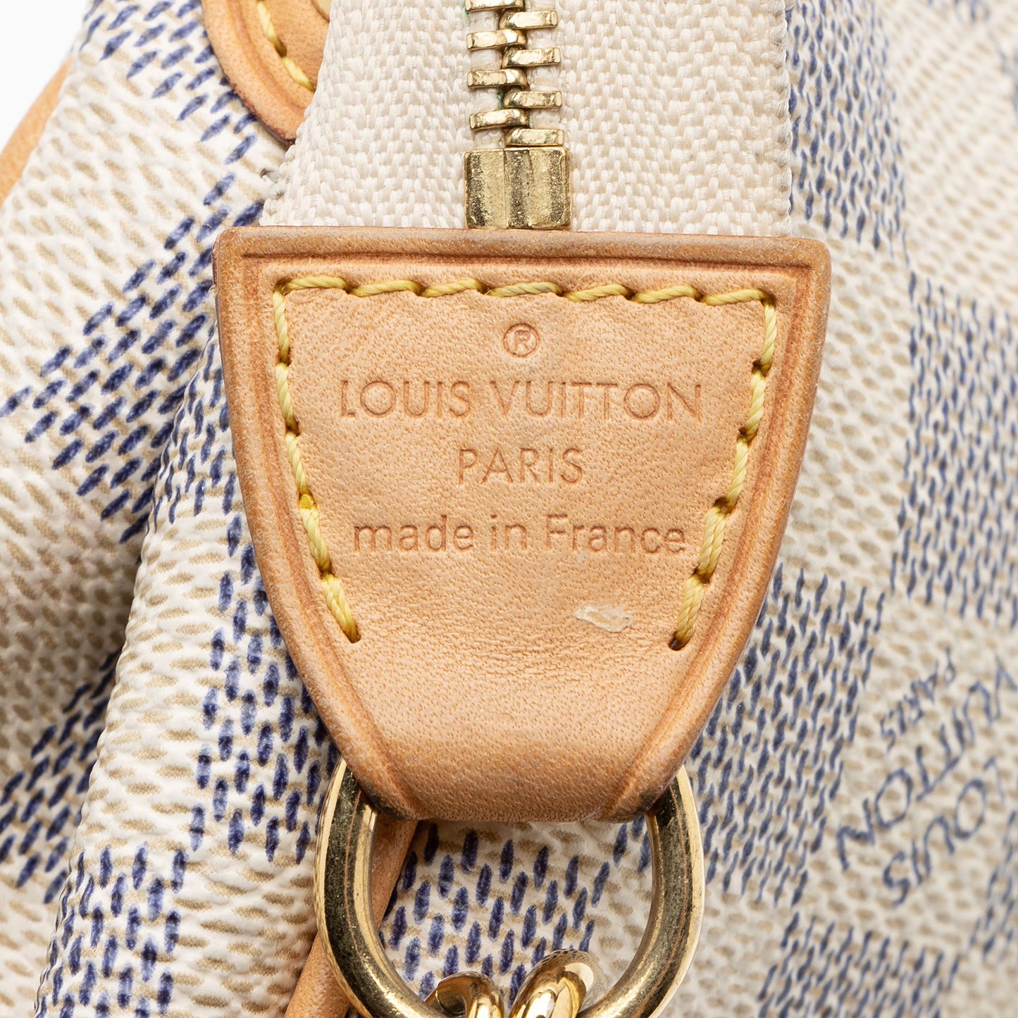 Louis Vuitton Damier Azur Eva Clutch (SHF-Nd7VU0)