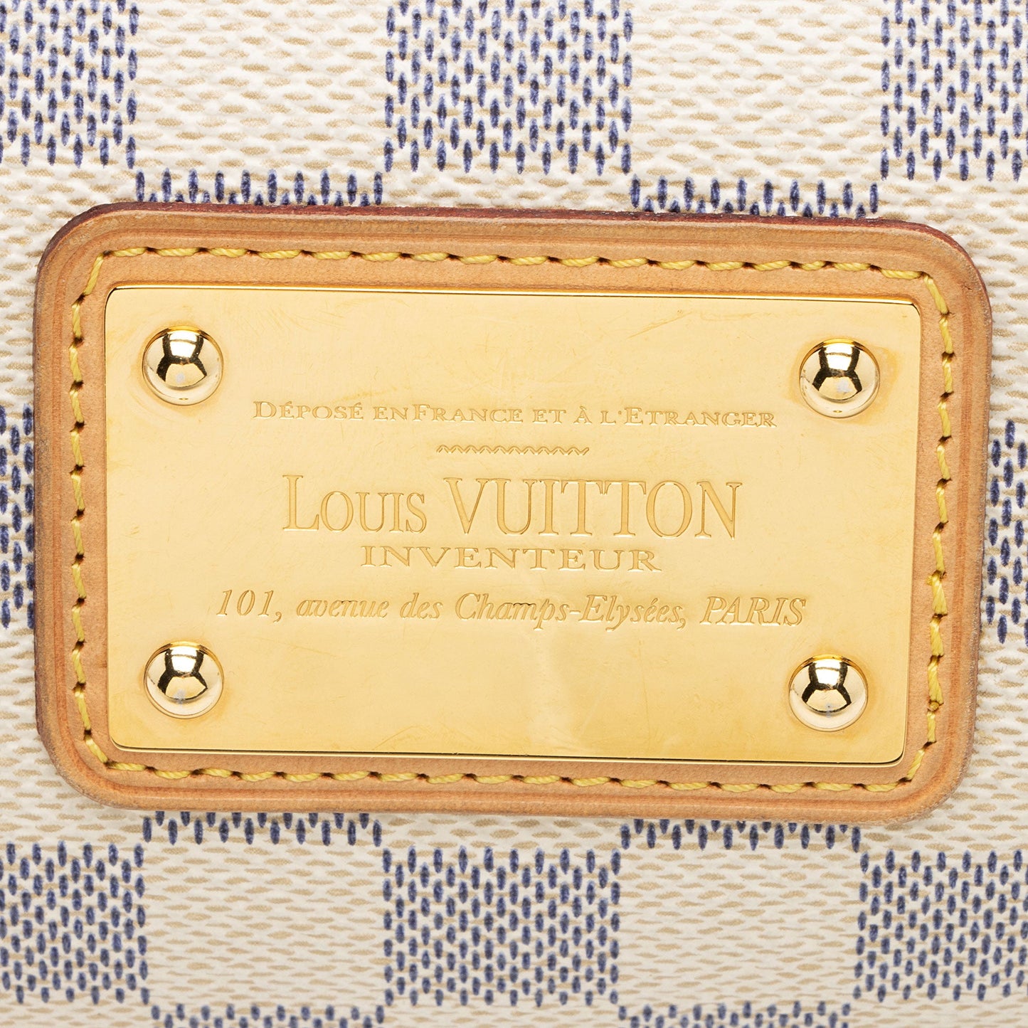 Louis Vuitton Damier Azur Eva Clutch (SHF-Nd7VU0)