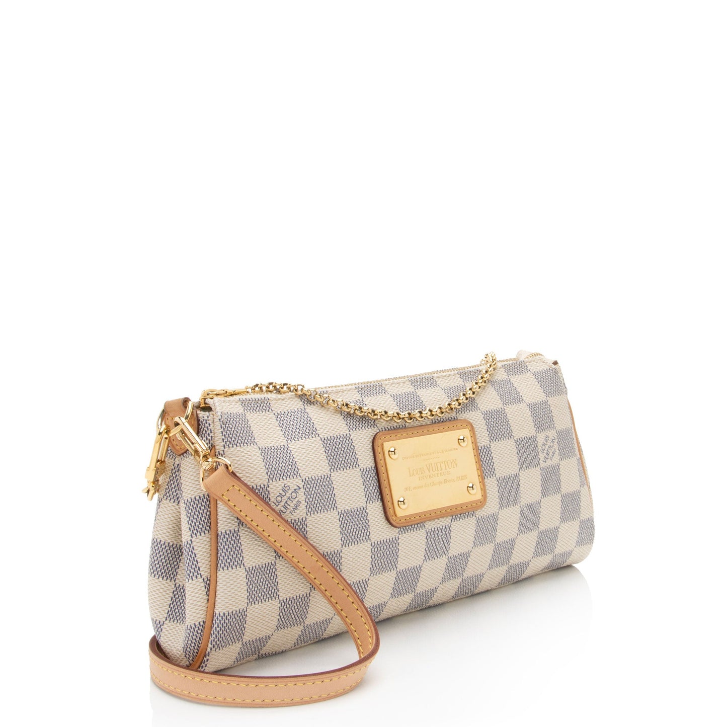 Louis Vuitton Damier Azur Eva Clutch (SHF-Nd7VU0)