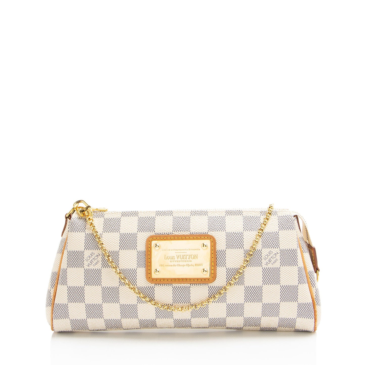 Louis Vuitton Damier Azur Eva Clutch (SHF-QMSwkO)