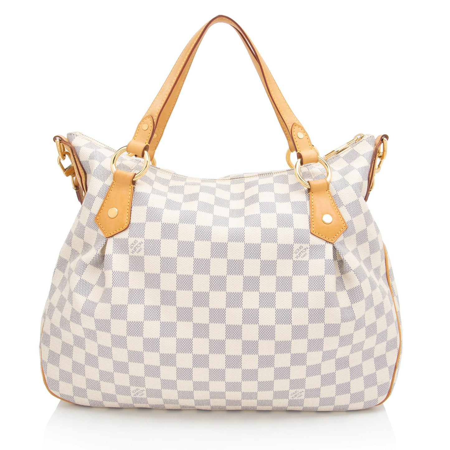 Louis Vuitton Damier Azur Evora MM Tote (SHF-hDLcg6)