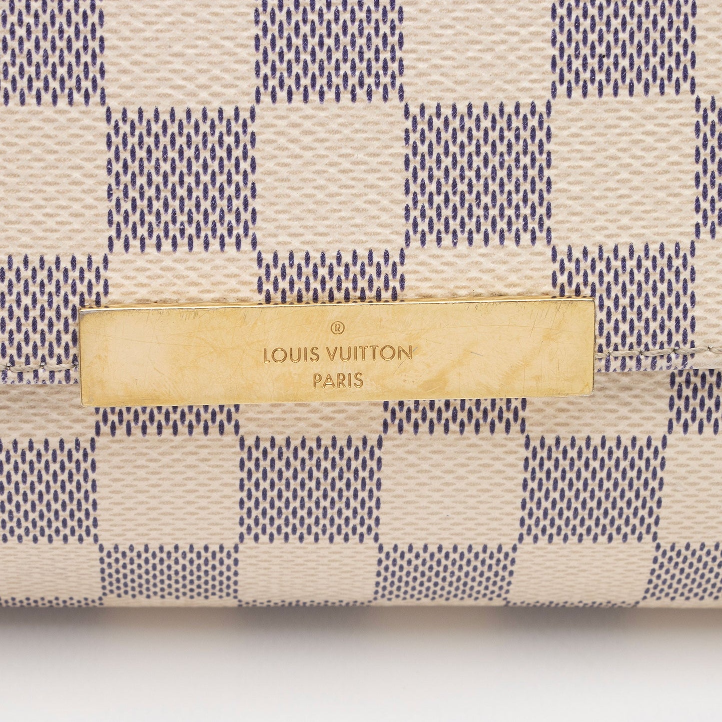 Louis Vuitton Damier Azur Favorite MM Shoulder Bag (SHF-juX6f7)